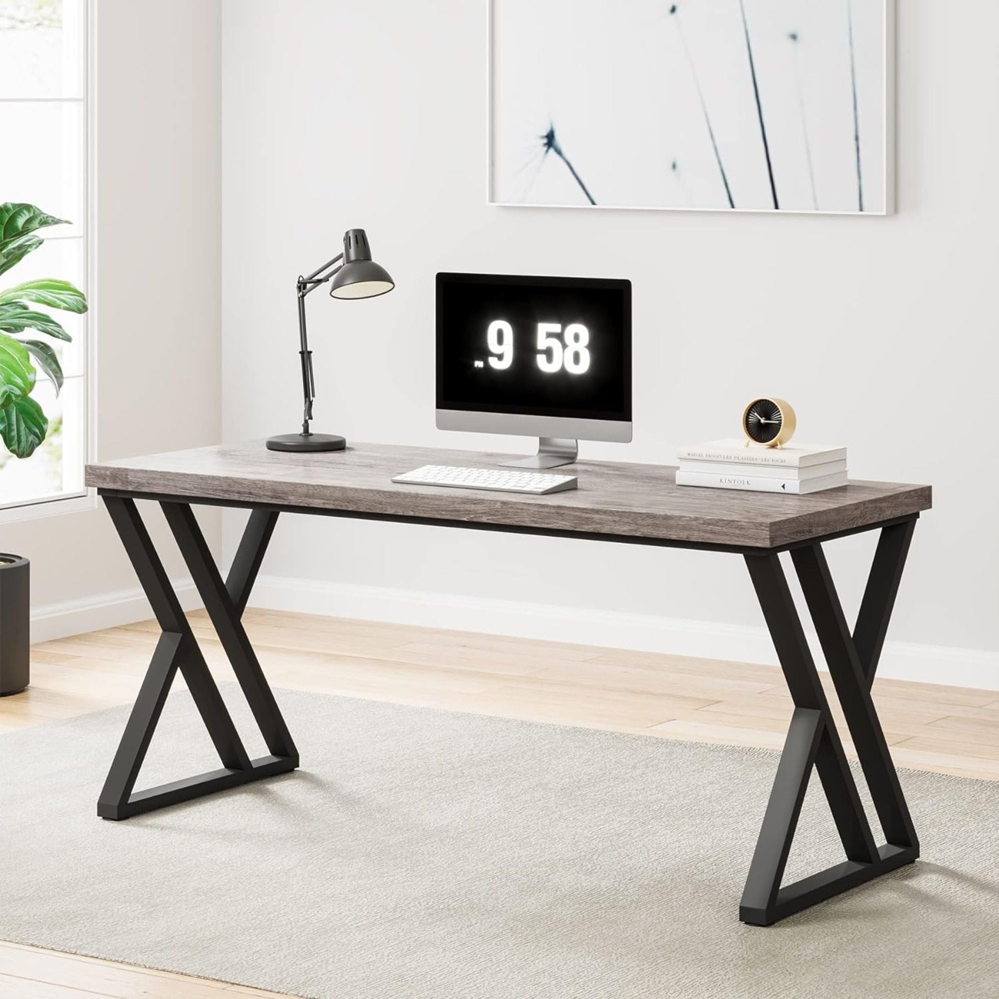 Writing Desk With Z-Shaped Legs