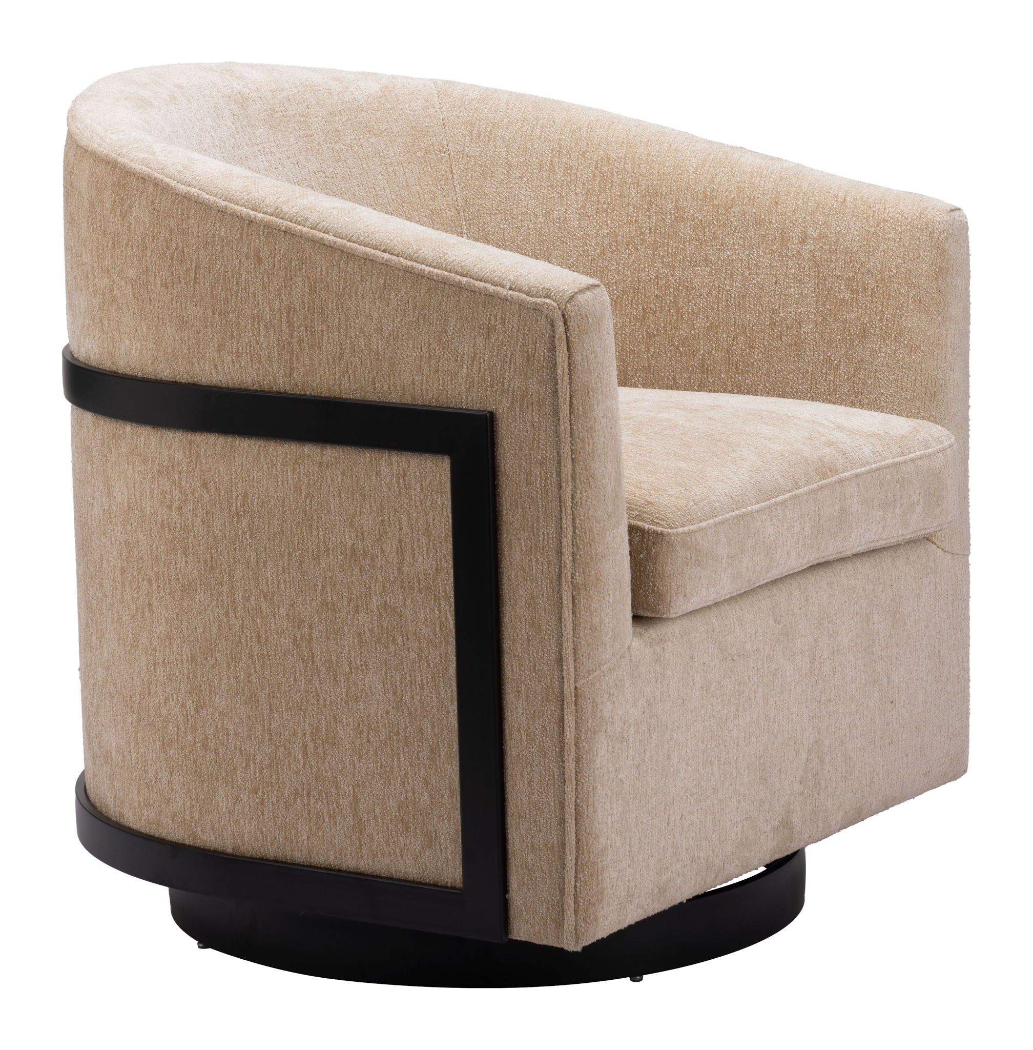 Hanko - Swivel Chair - Golden Beige
