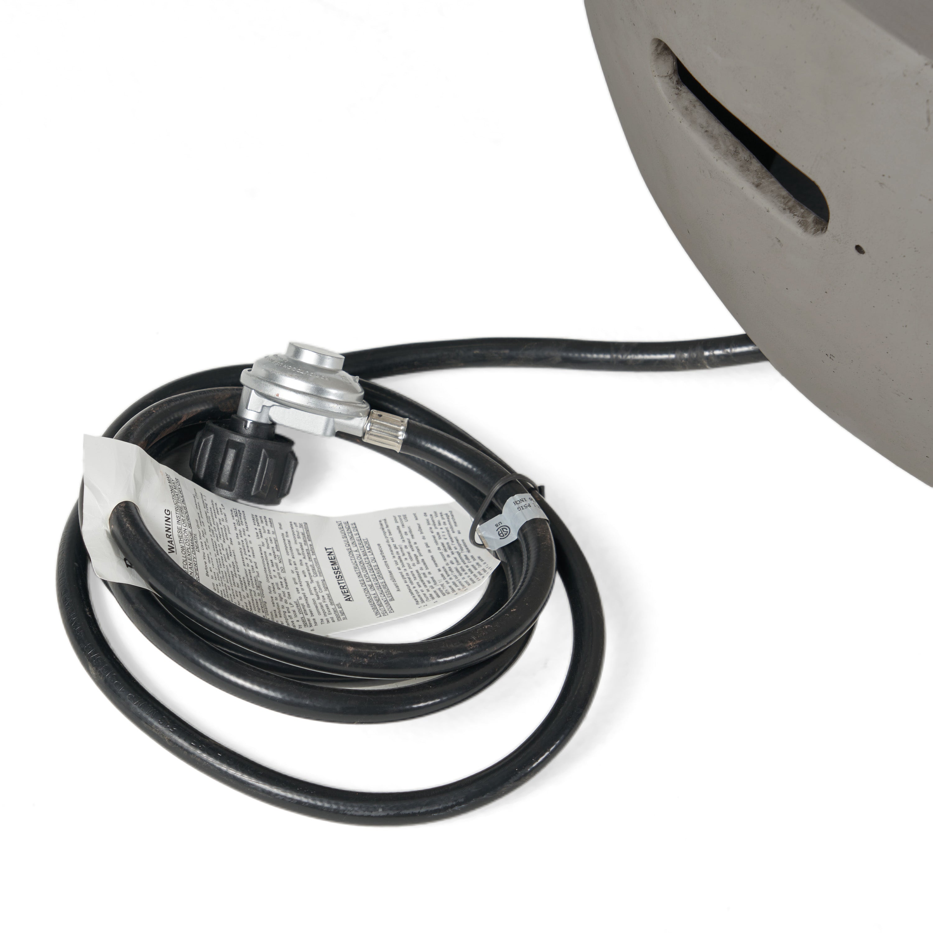 27" Bowl Shaped MGO Propane Fire Pit - Light Grey