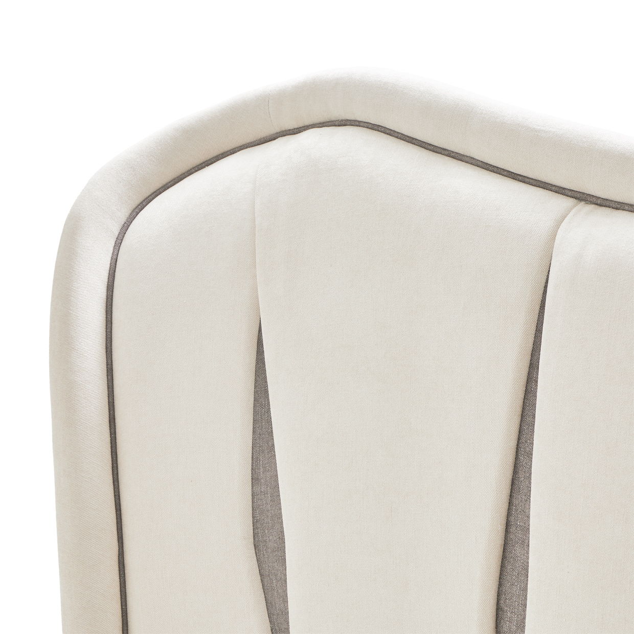 Tuxedo - Eastern King Upholstered Bed - Piano Keyboard