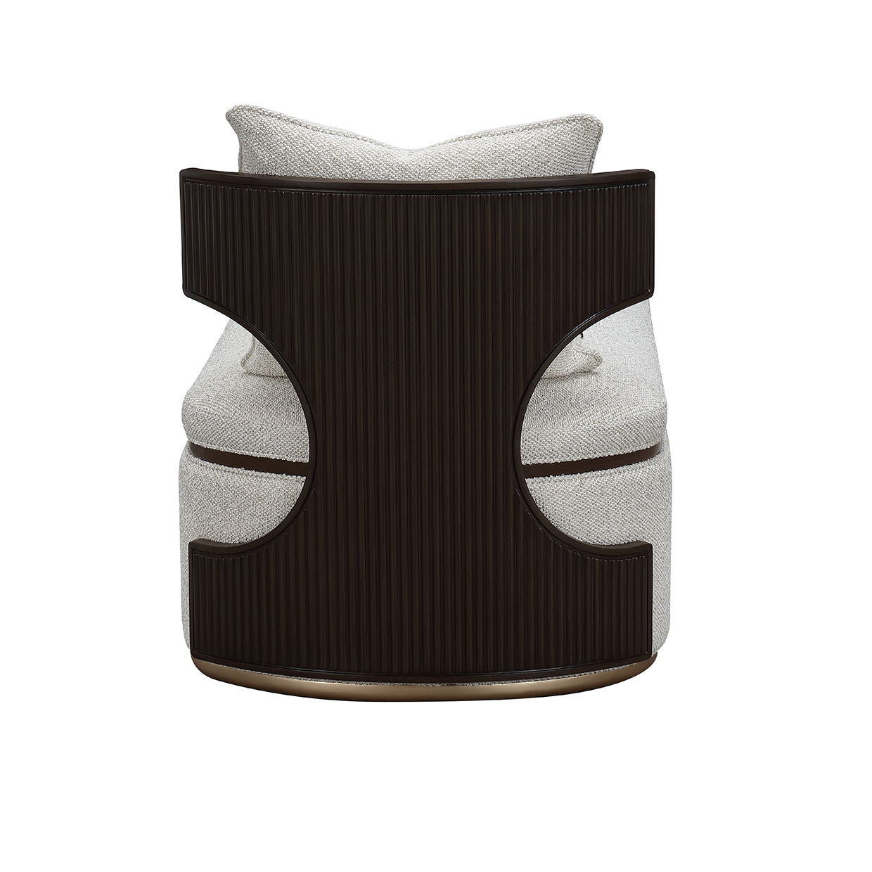 West Kensington - Chaise - Buff / Medium Espresso