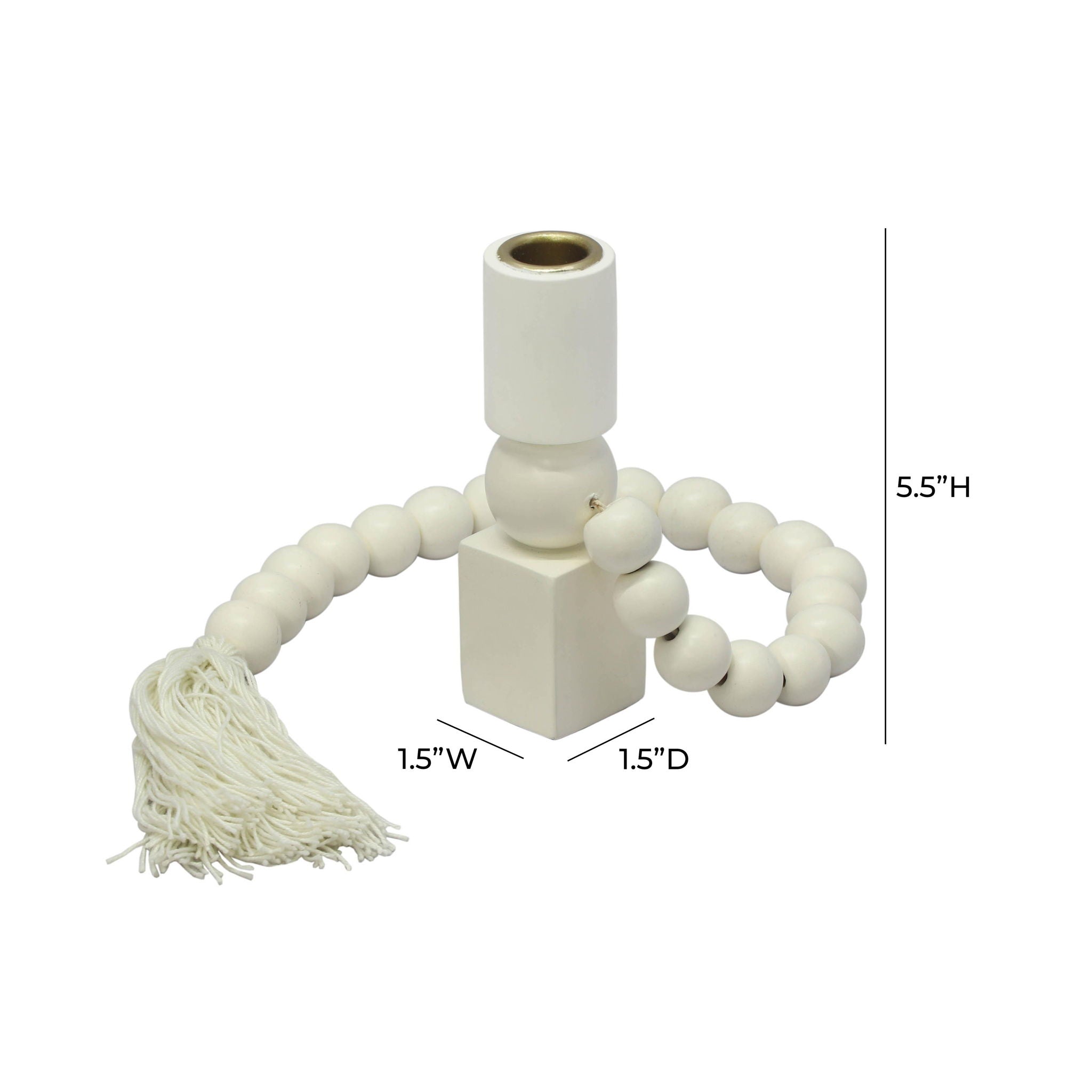 Harrison - Wooden Candlestick