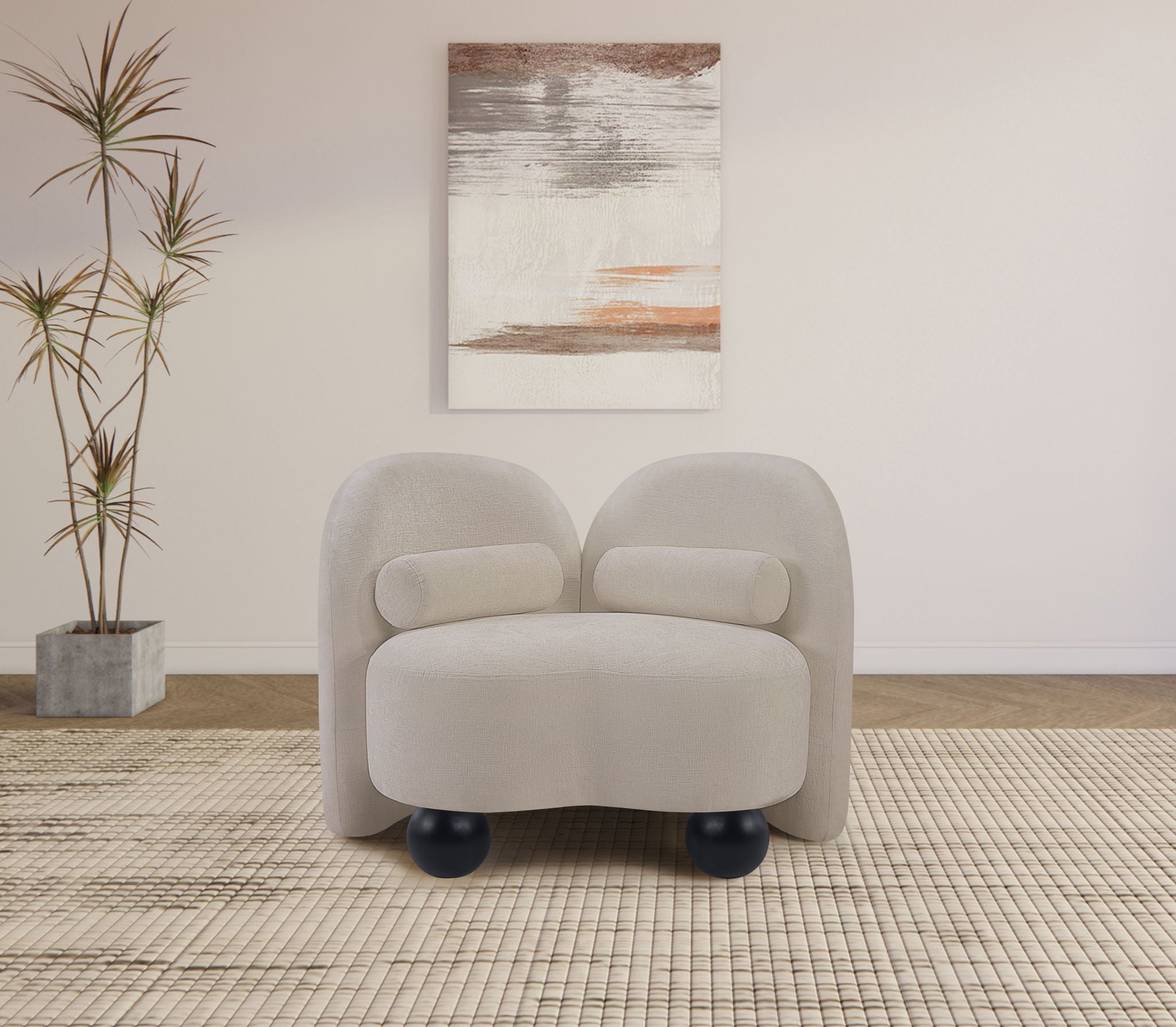 Daphne - Chenille Chair