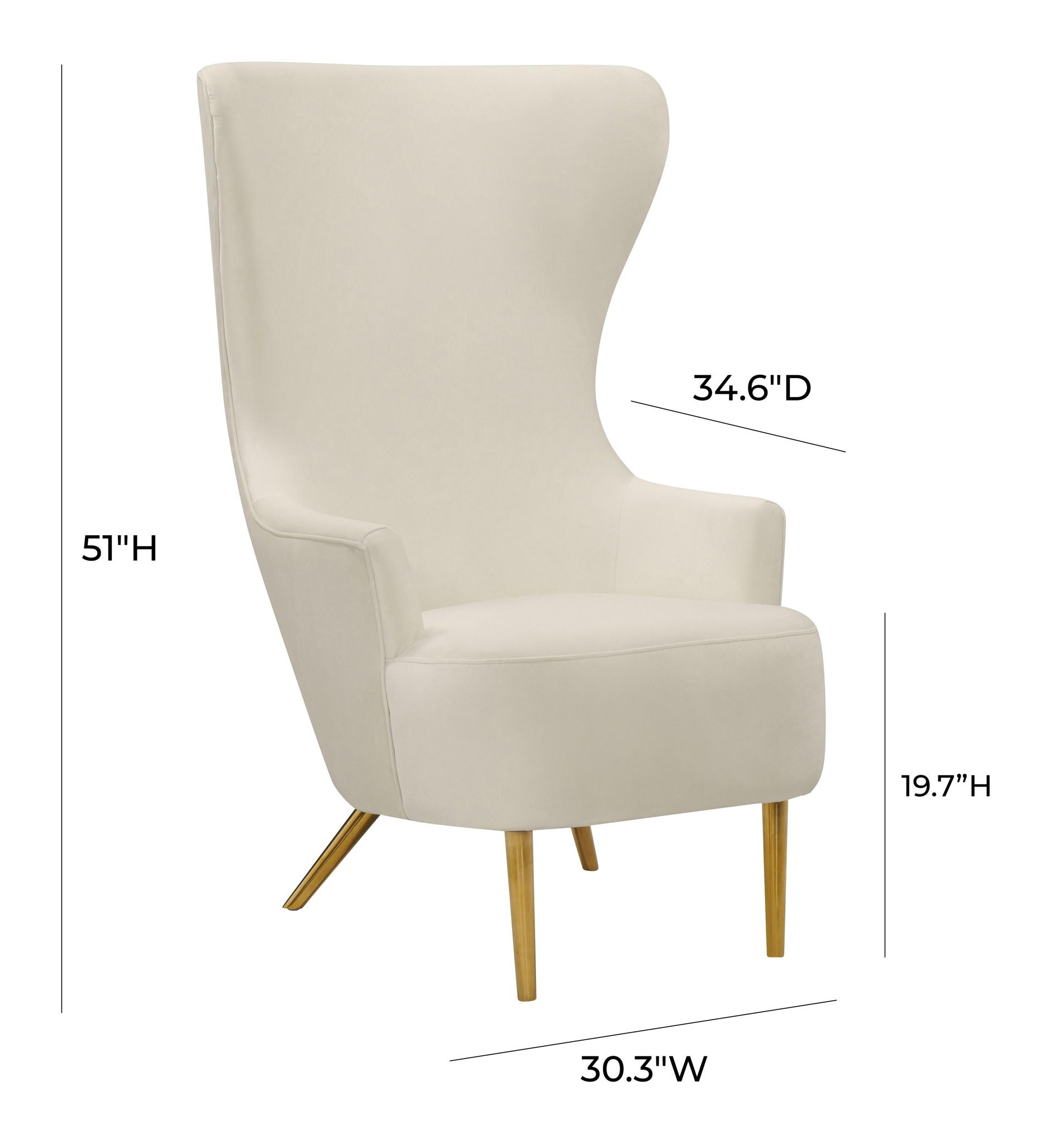 Julia - Wingback Chair