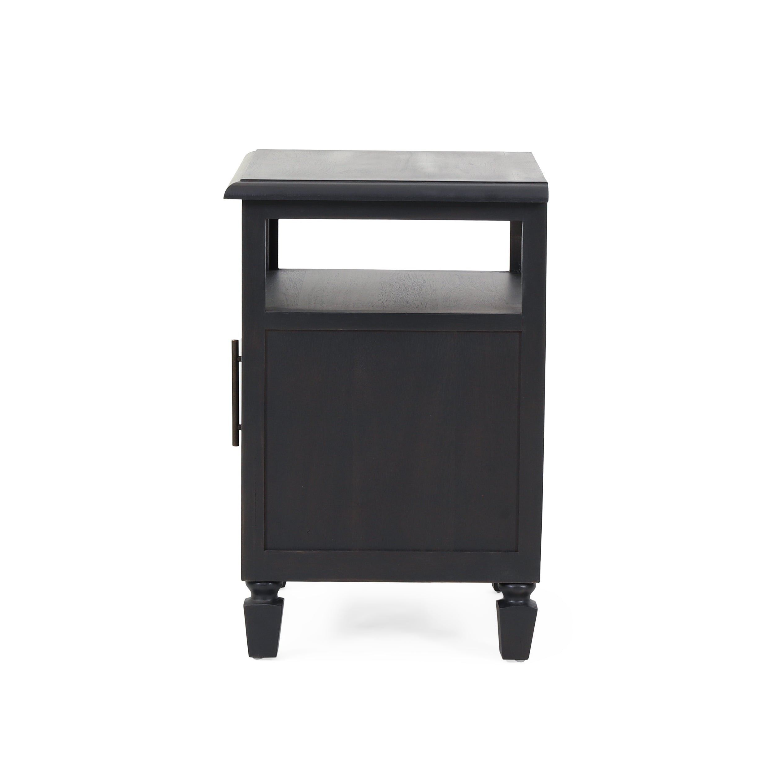 Black Classic Nightstand