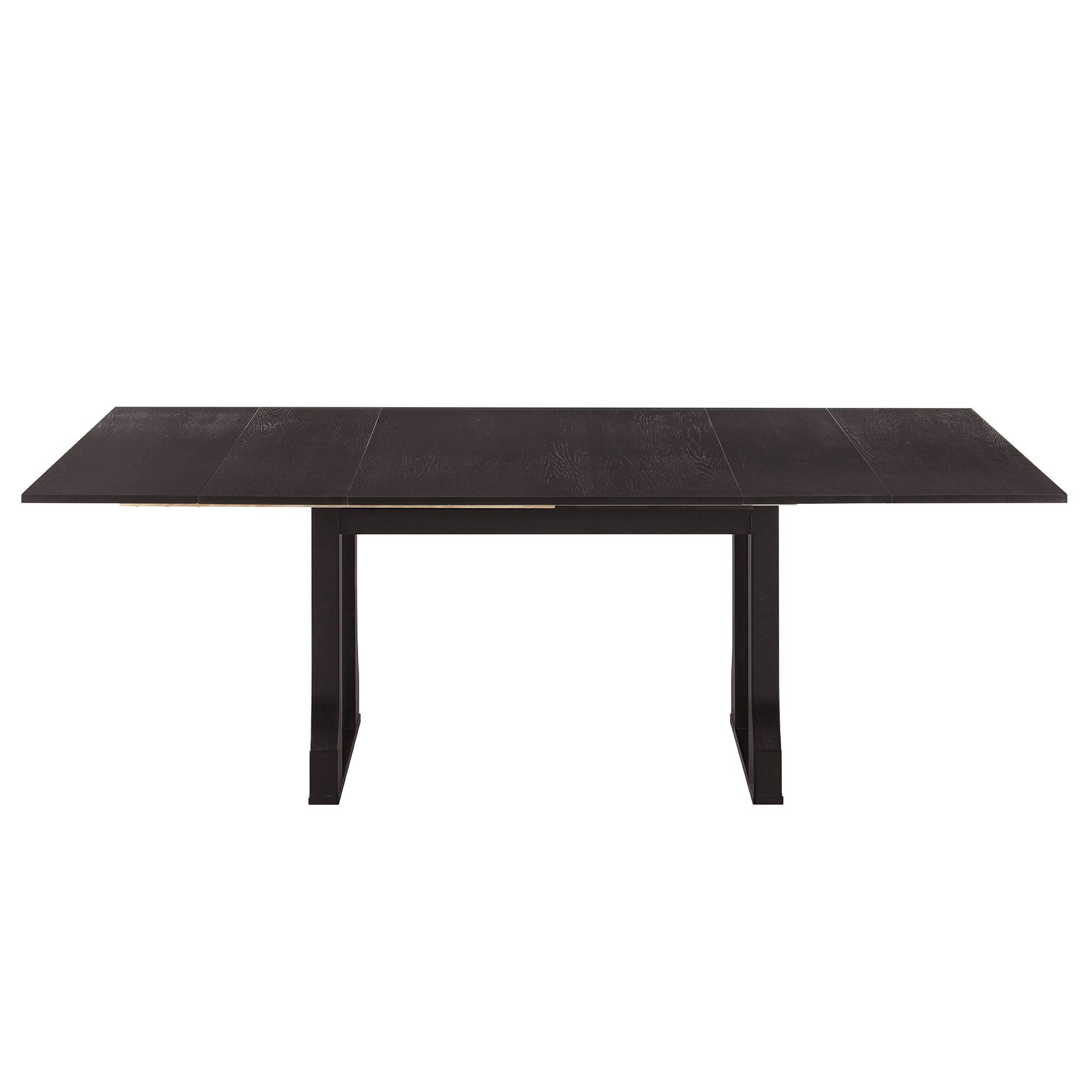 6 Piece Extendable Dining Table Set With 4 Wicker Back Upholstered Dining Chairs And Long Bench, 2 Removable Leaf