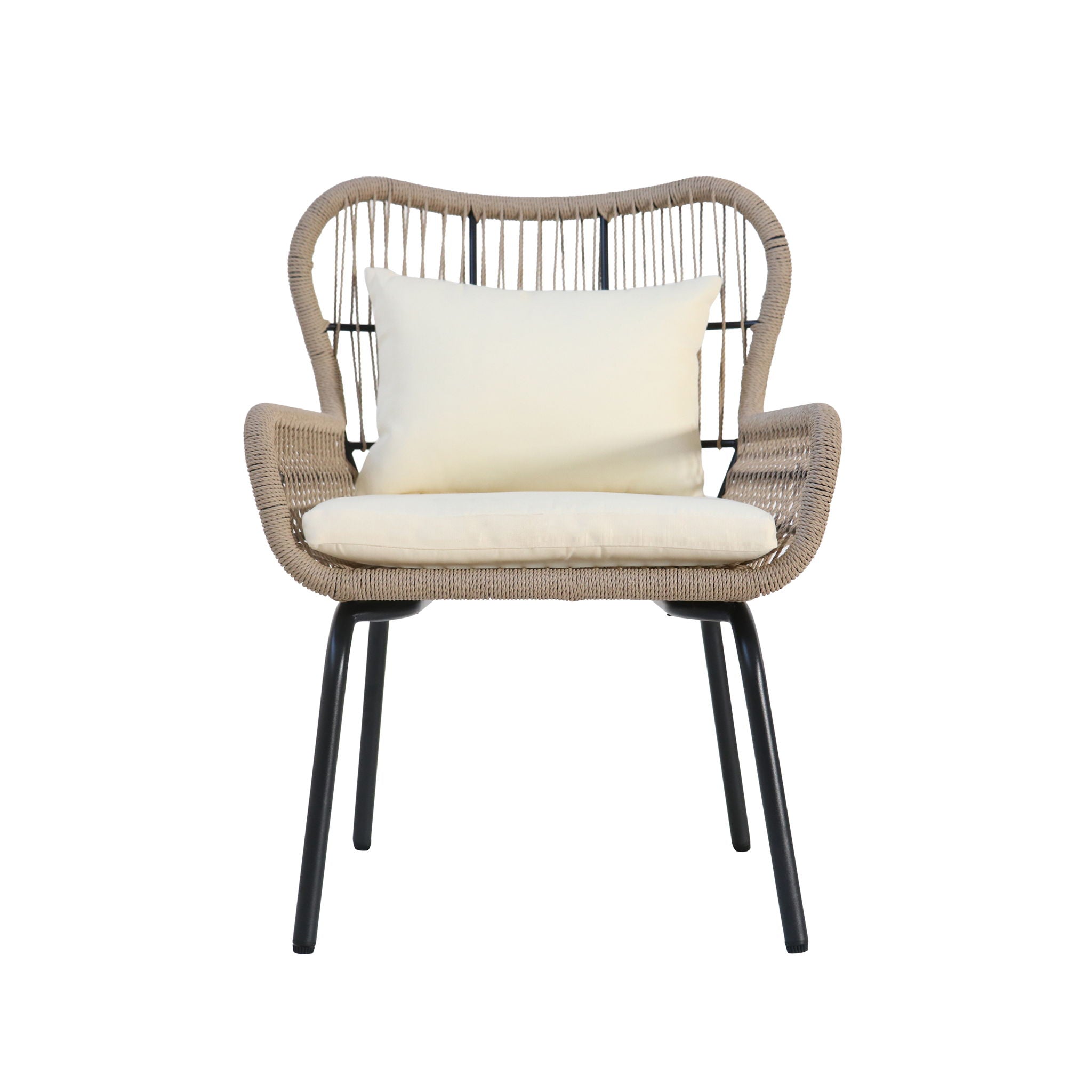 Southport - Club Chair With Woven Rope And Cushions