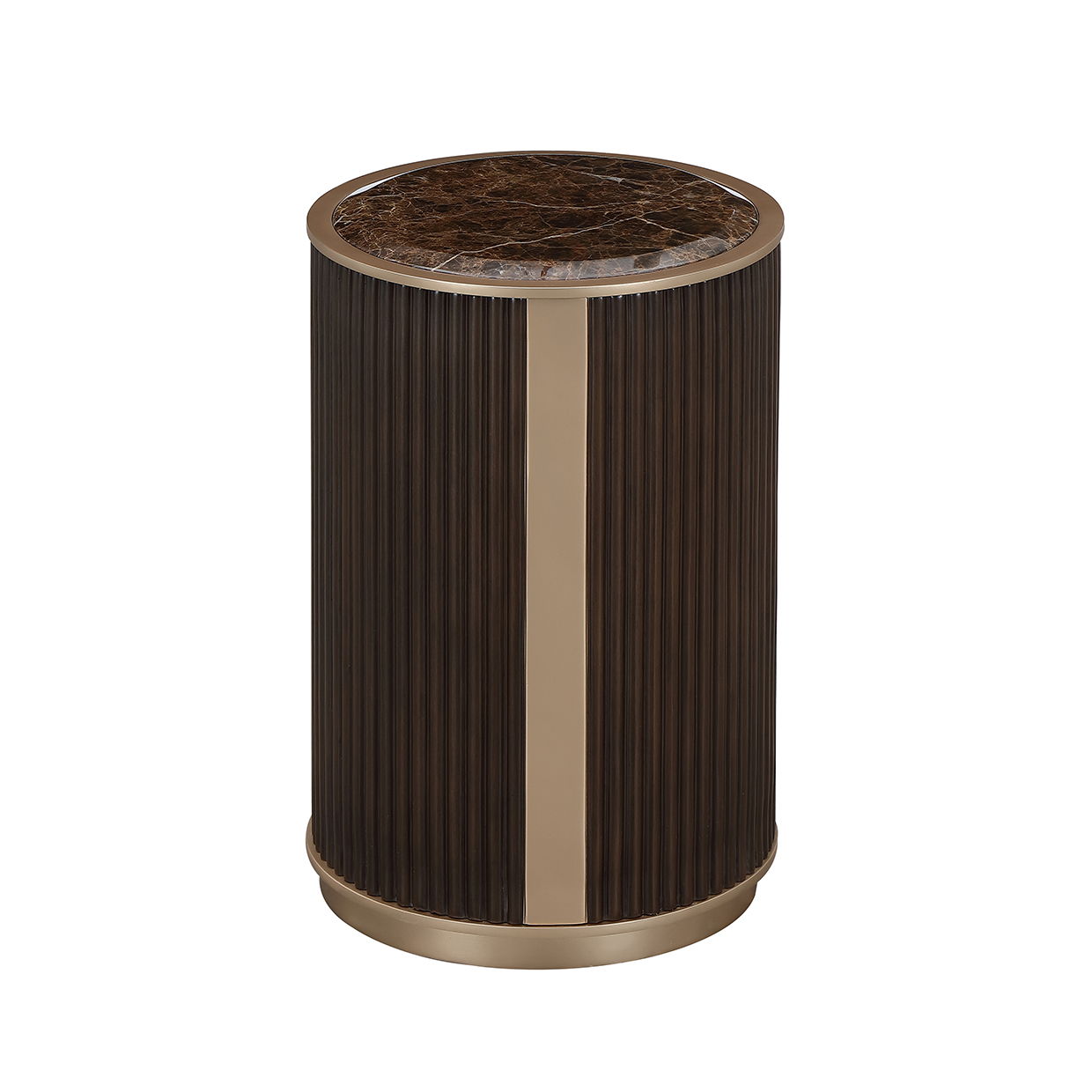 West Kensington - Chairside Table - Medium Espresso