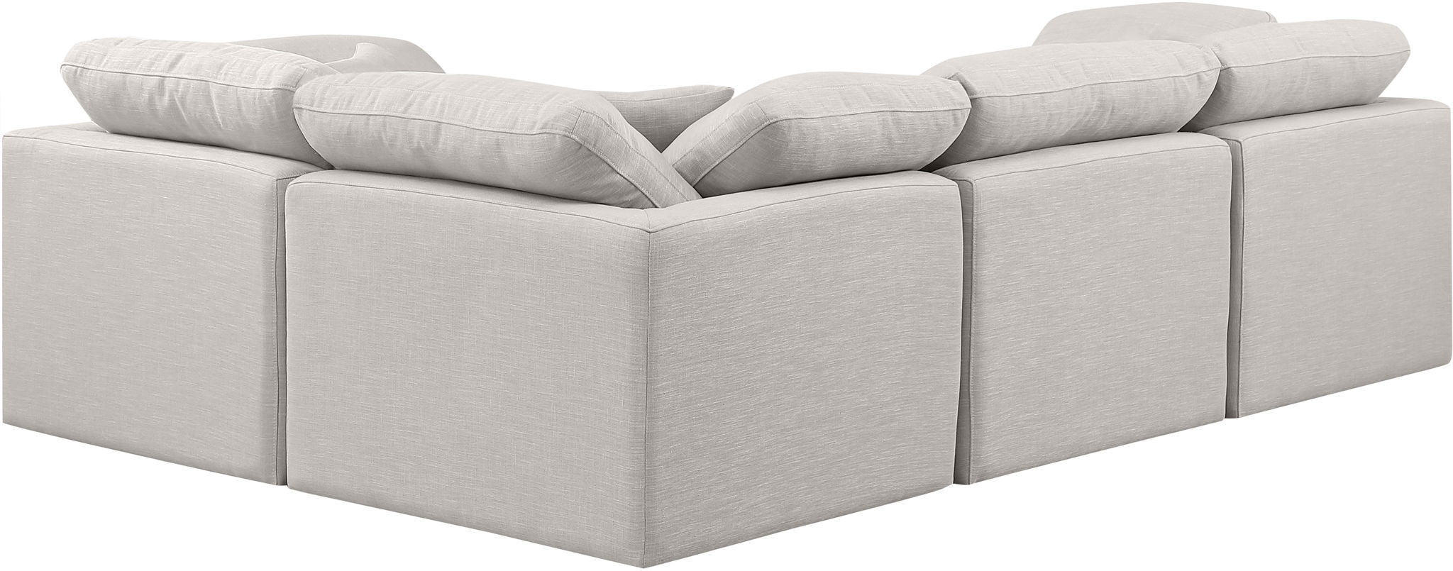 Indulge - Linen 4 Piece Modular Corner Sectional