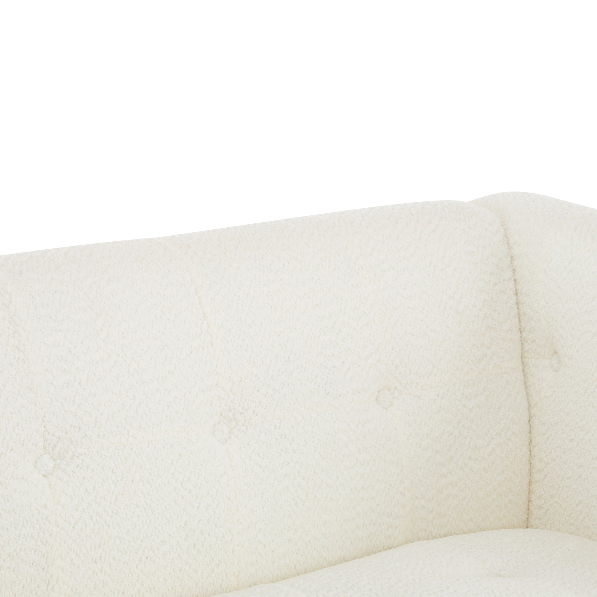 Contemporary 3 Seater Sofa With Tufted Design