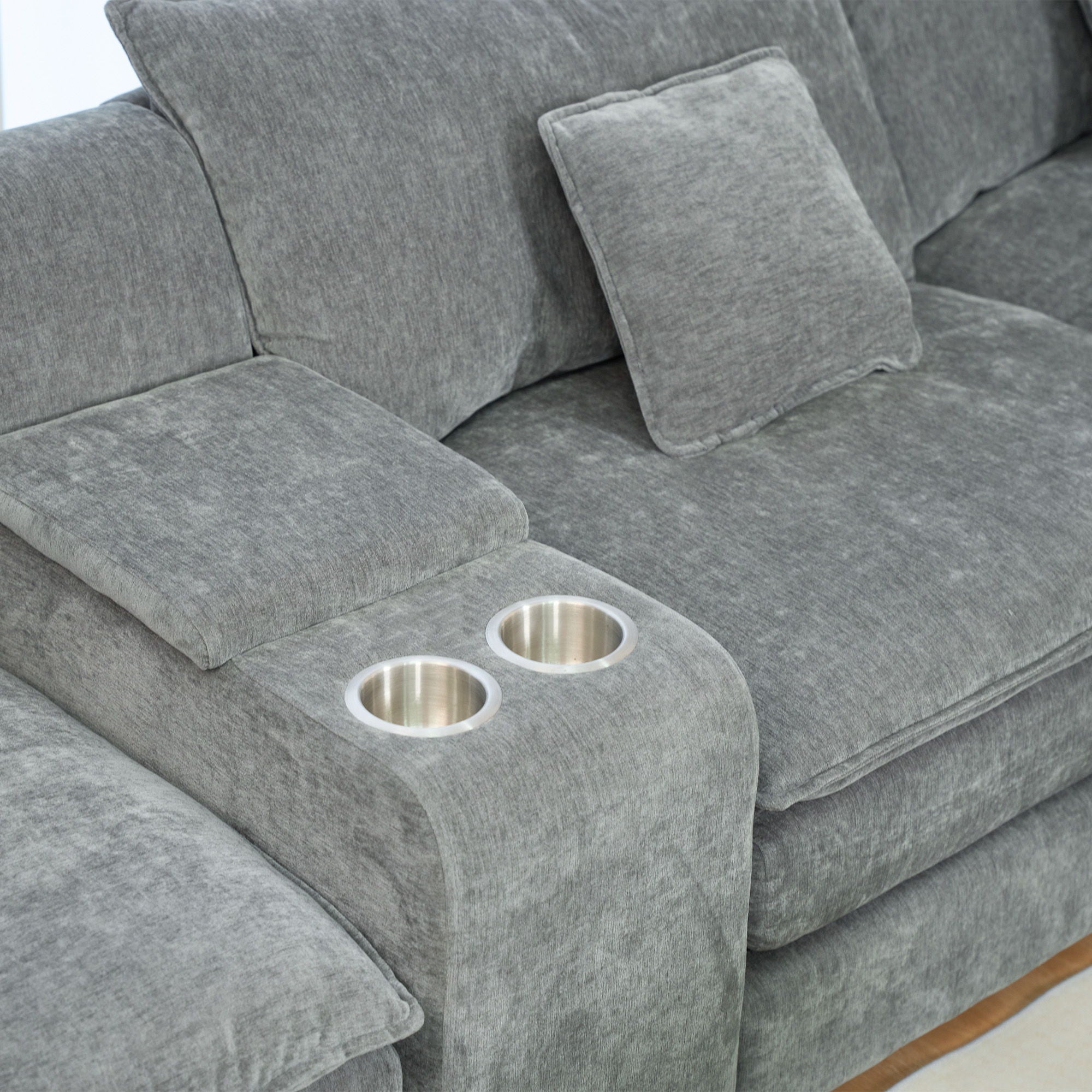 U Shaped Sectional Cloud Couch For Living Room
