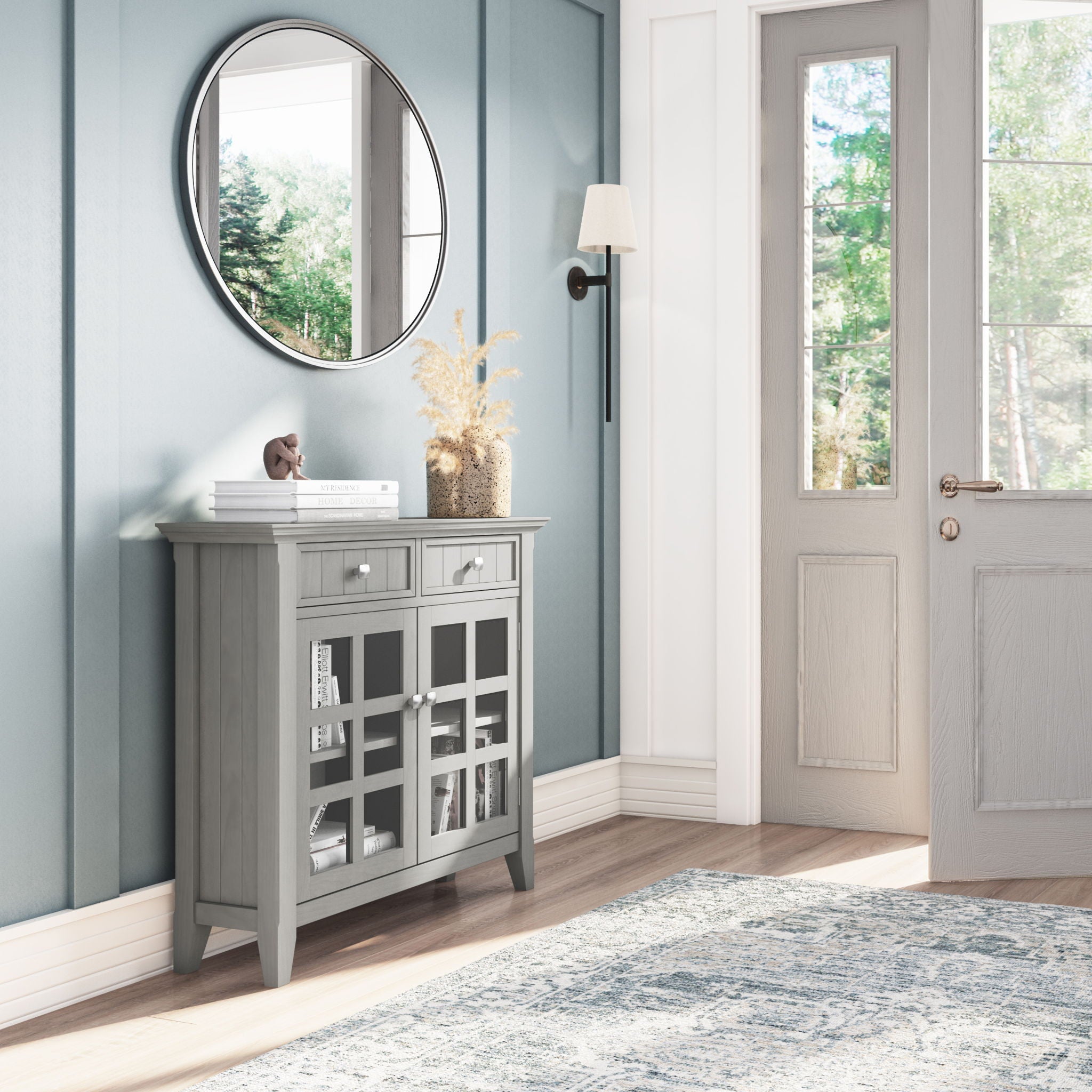 Acadian - Handcrafted Entryway Storage Cabinet