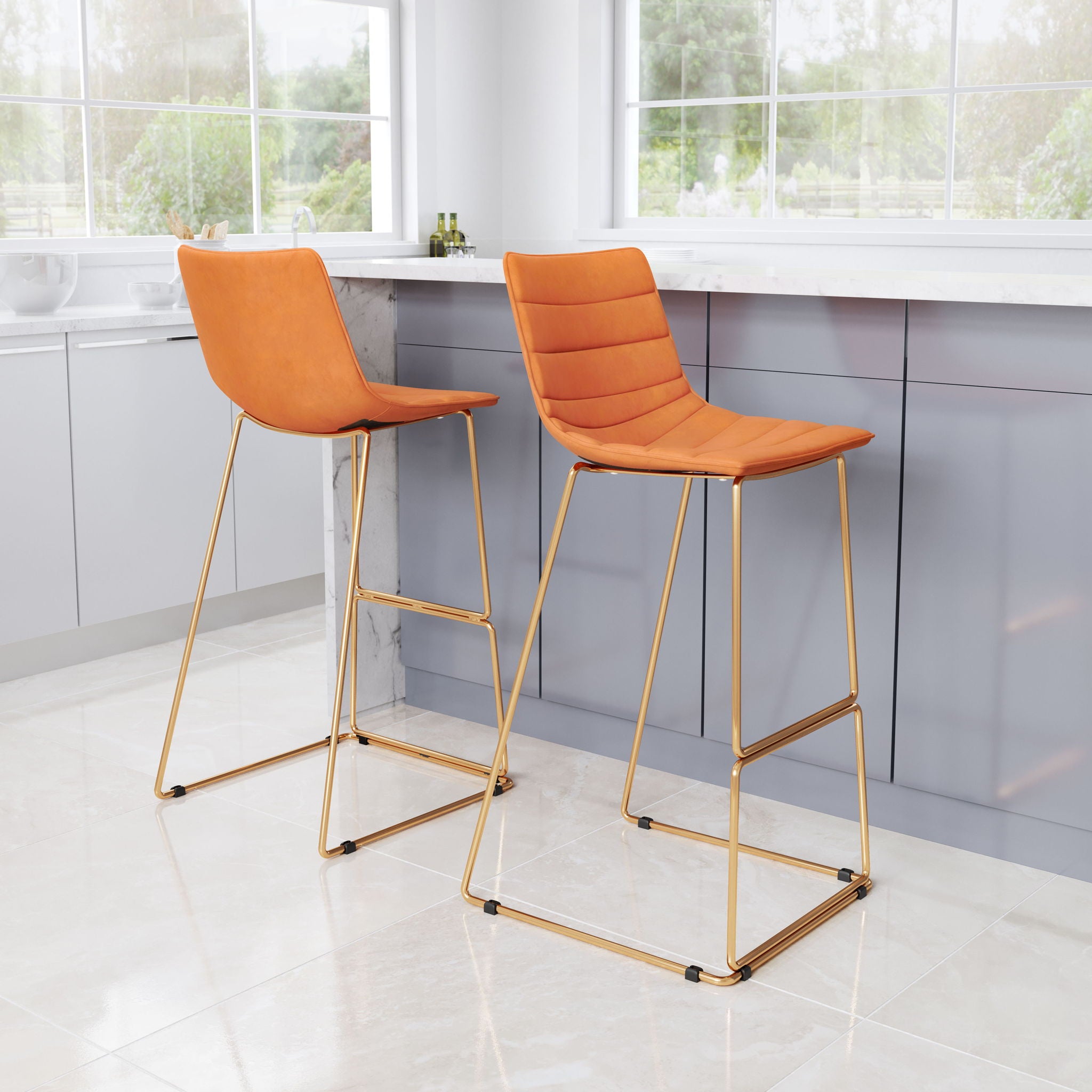 Adele - Bar Chair (Set of 2)