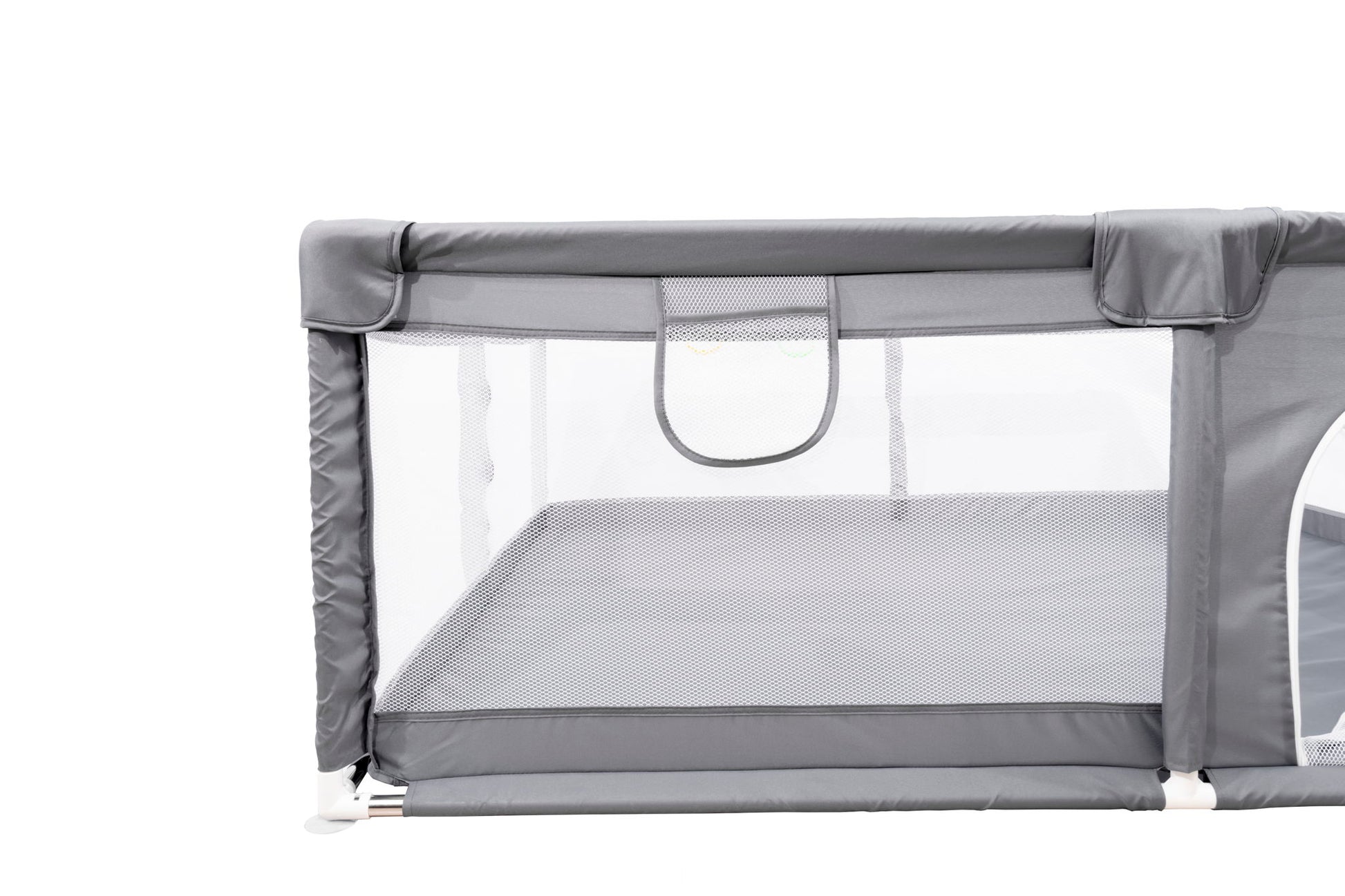 Fabric Baby Playpen, Baby Fence Play Area With Anti Slip Base - Gray - Best Buy Furniture