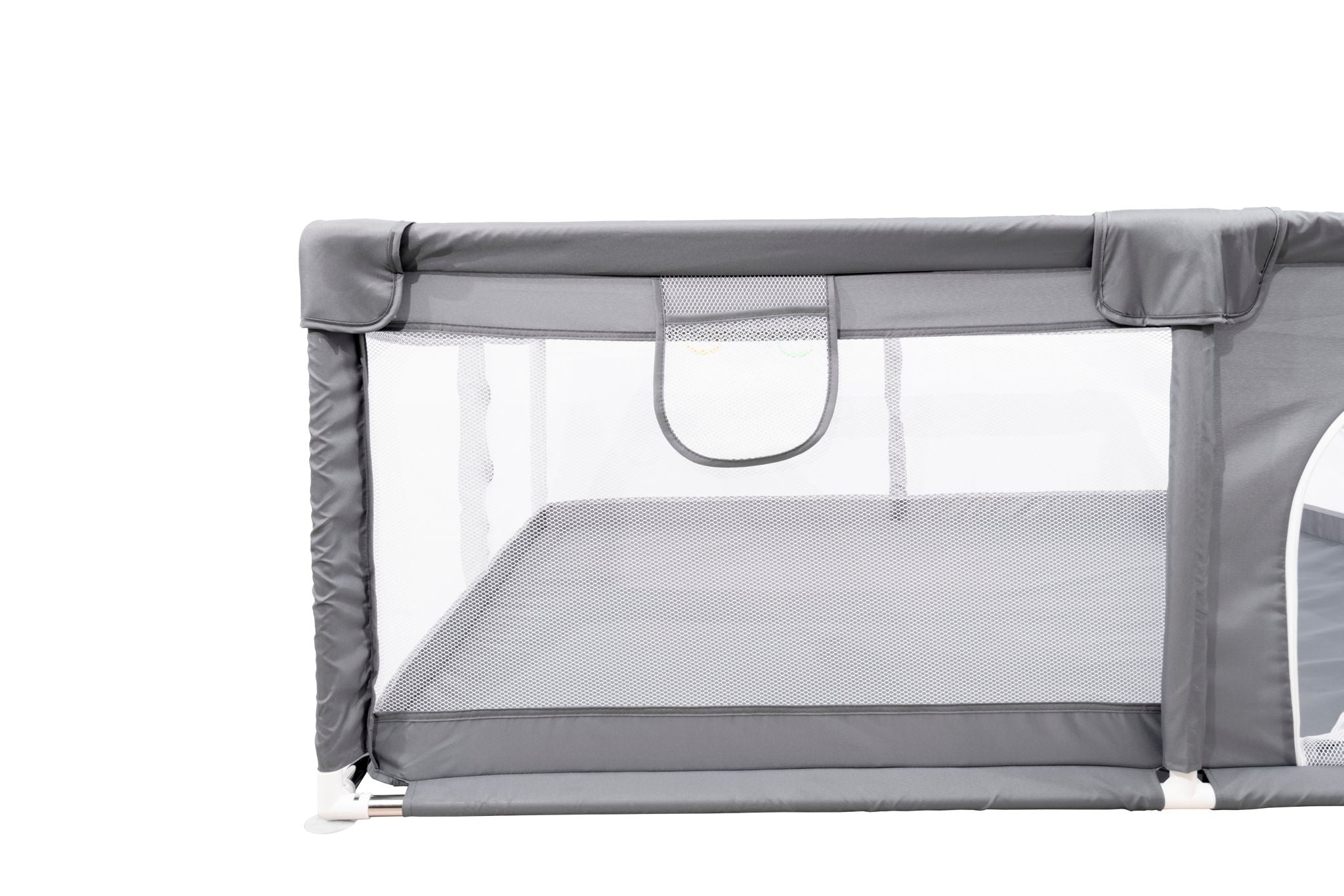 Fabric Baby Playpen, Baby Fence Play Area With Anti Slip Base - Gray - Best Buy Furniture