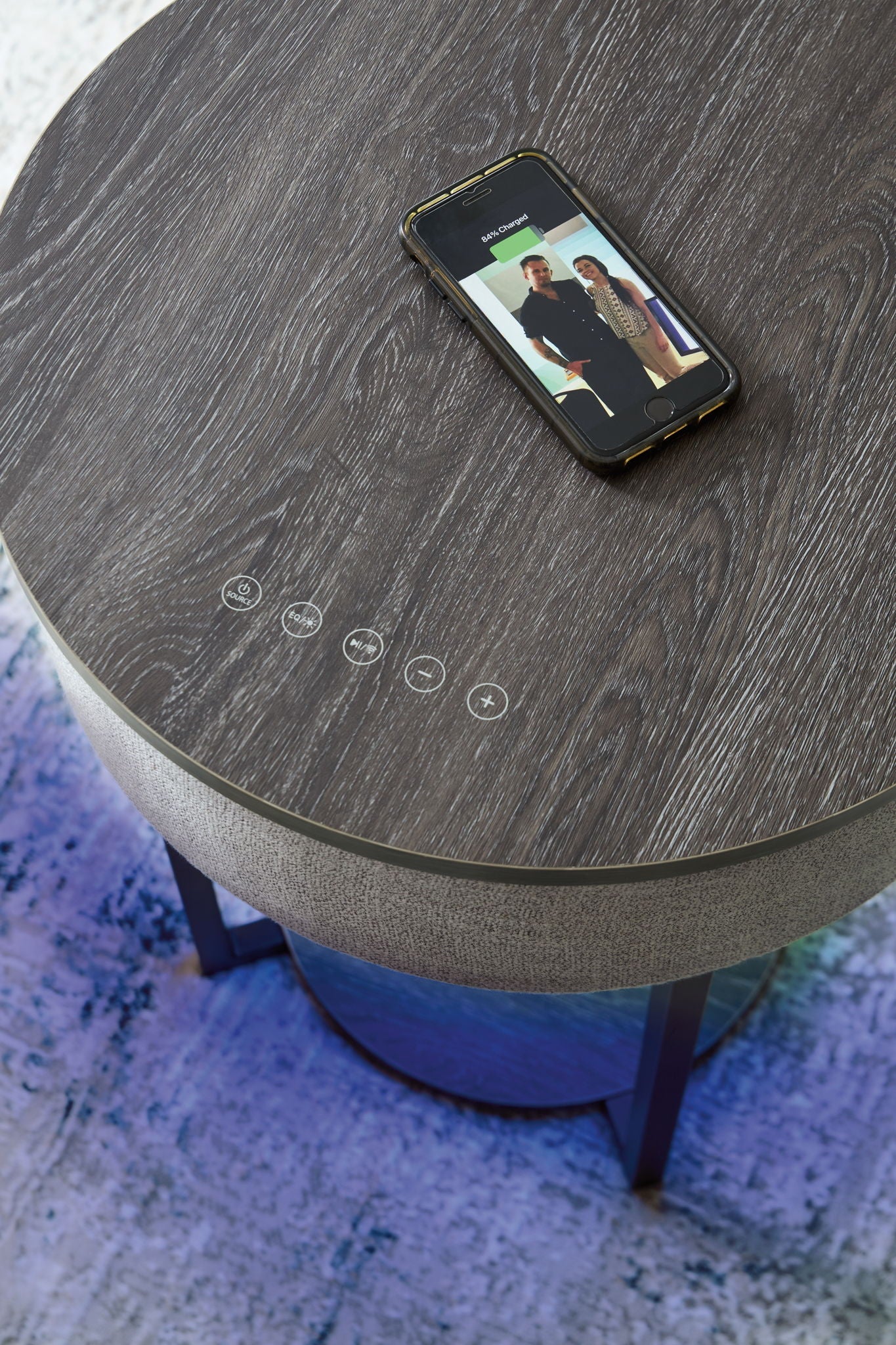 Sethlen - Accent Table - Gray / Black - Best Buy Furniture