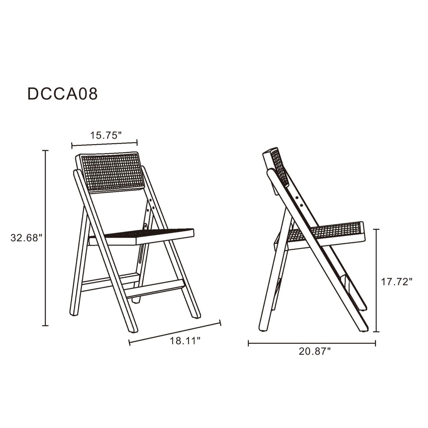 Pullman - Folding Chair (Set of 2)