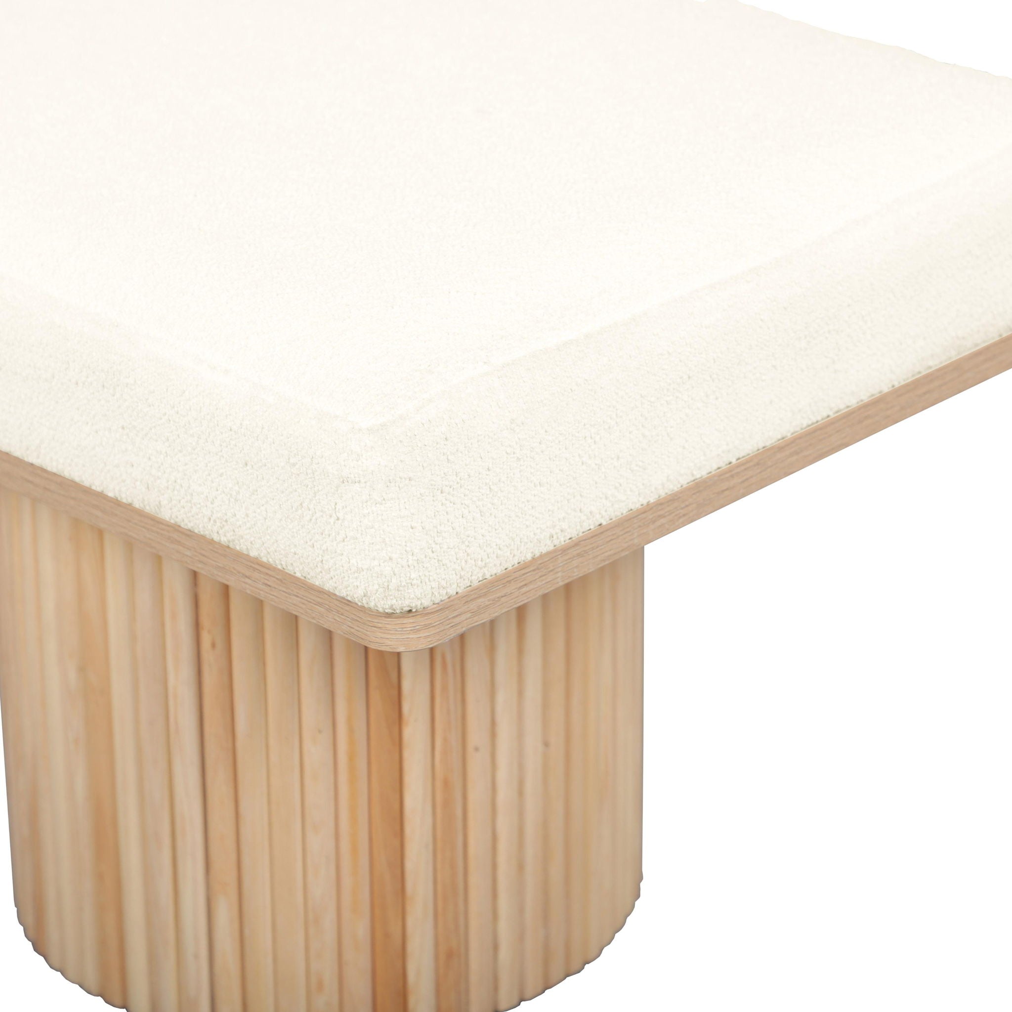Sagano - Dyed-Yarn Bench - Natural / White