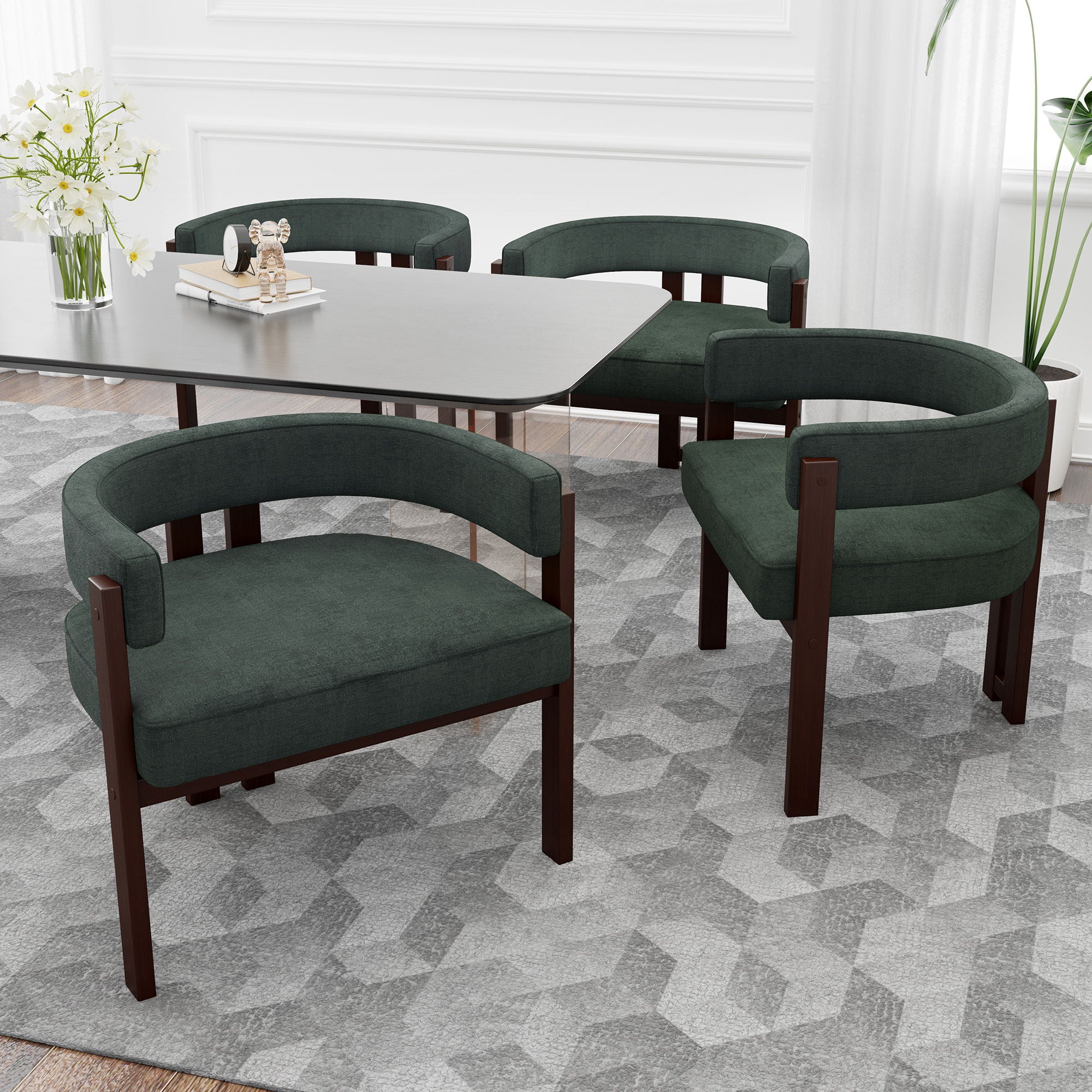 Modern Accent Teddy Upholstered Armchair