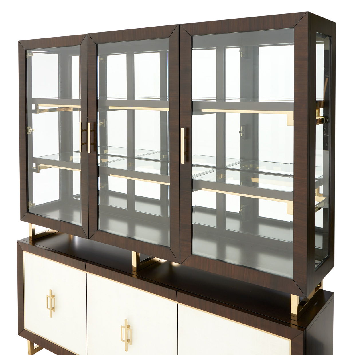 Belmont Place - China Cabinet - Espresso - Best Buy Furniture