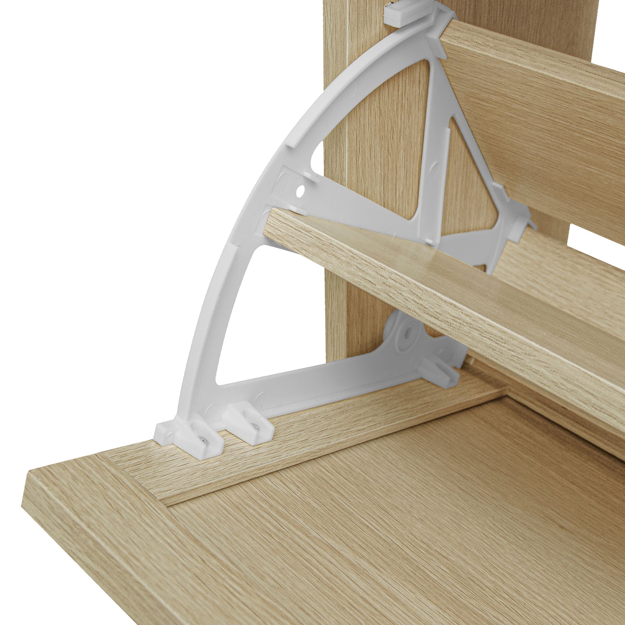 Modern Rattan 3 Door Shoe Rack Cabinet for Entryway