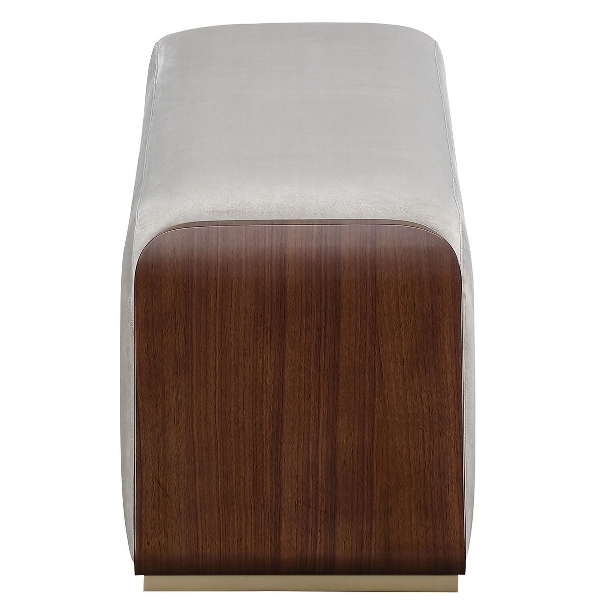 Houston - Accent Bench - Porcini / Walnut
