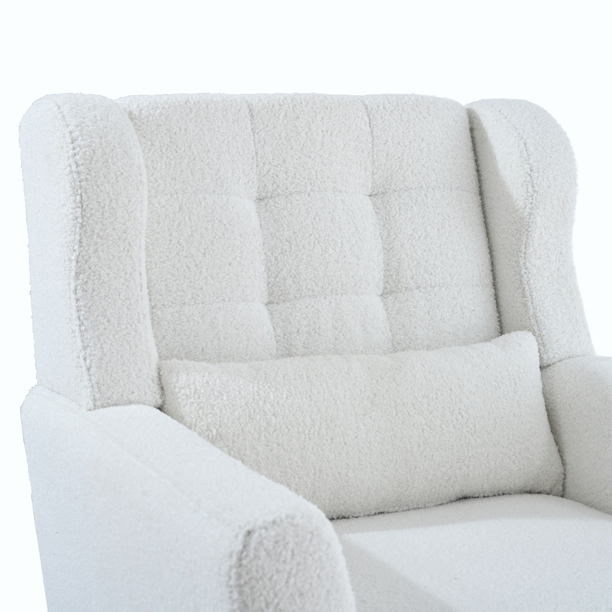 Modern Accent Chair, Chenille Arm Chairs For Living Room, Upholstered Mordern Armchair, Comfy Soft Padded Lounge Chair In Small Space, Bedroom, With Pillow, Solid Wood Leg