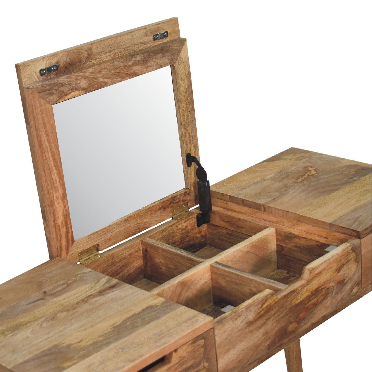 Foldable Mirror Dressing Table