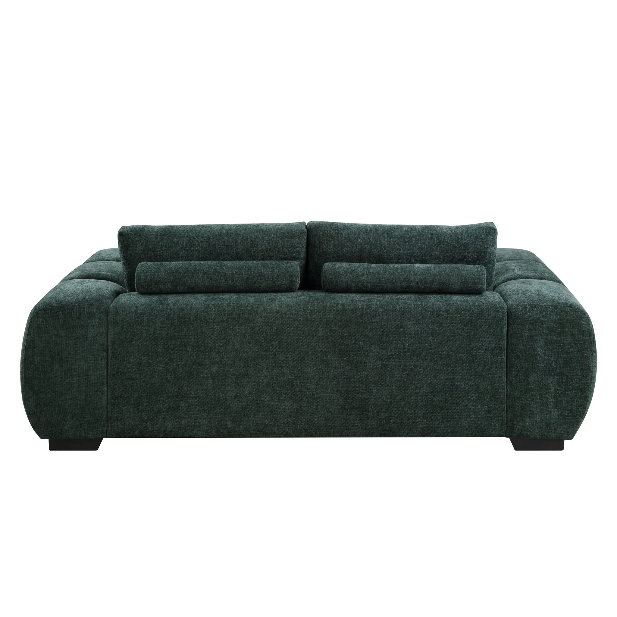 Ferrand - Chenille Sofa - Green - Best Buy Furniture