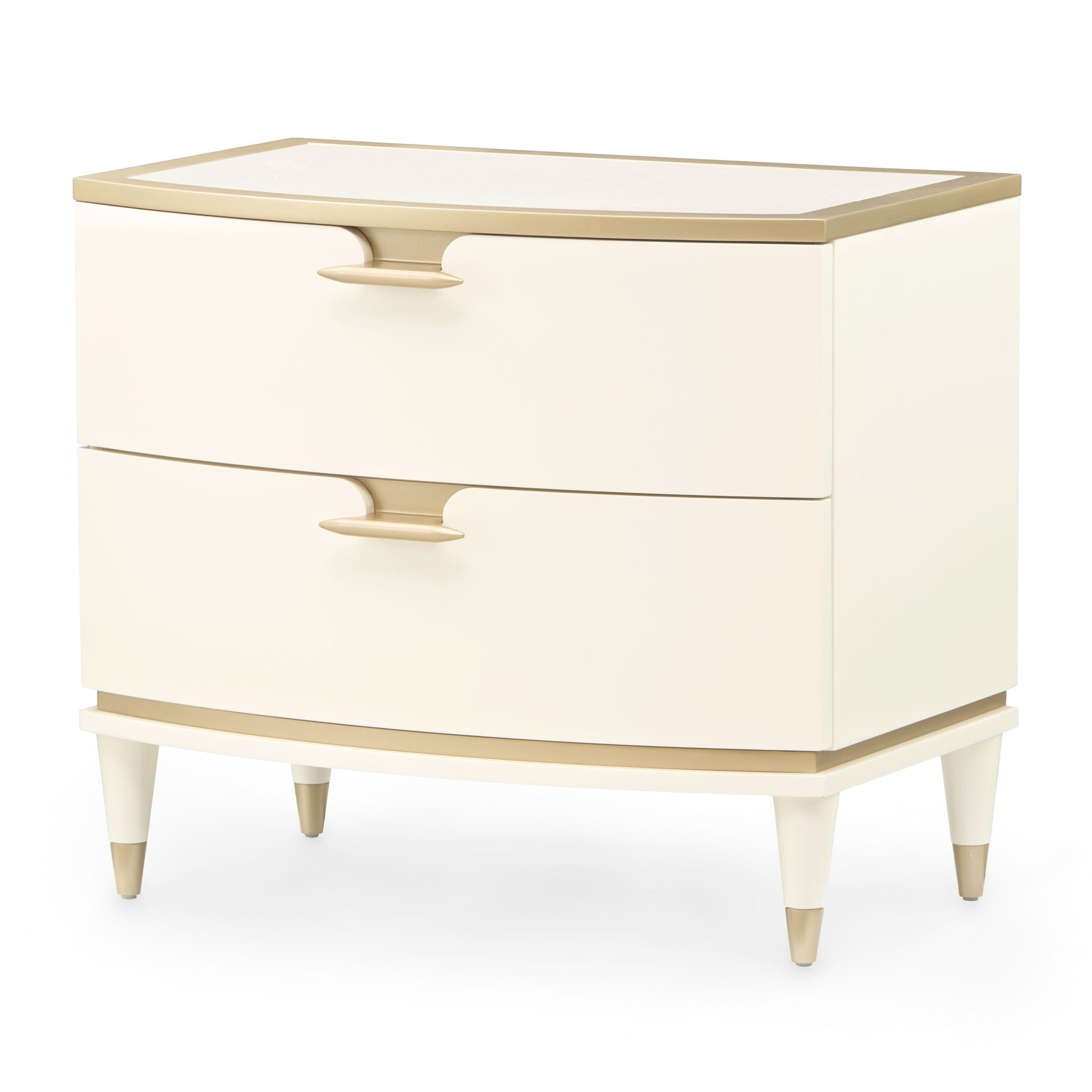 La Terrazza - Large Nightstand - Creamy Pearl