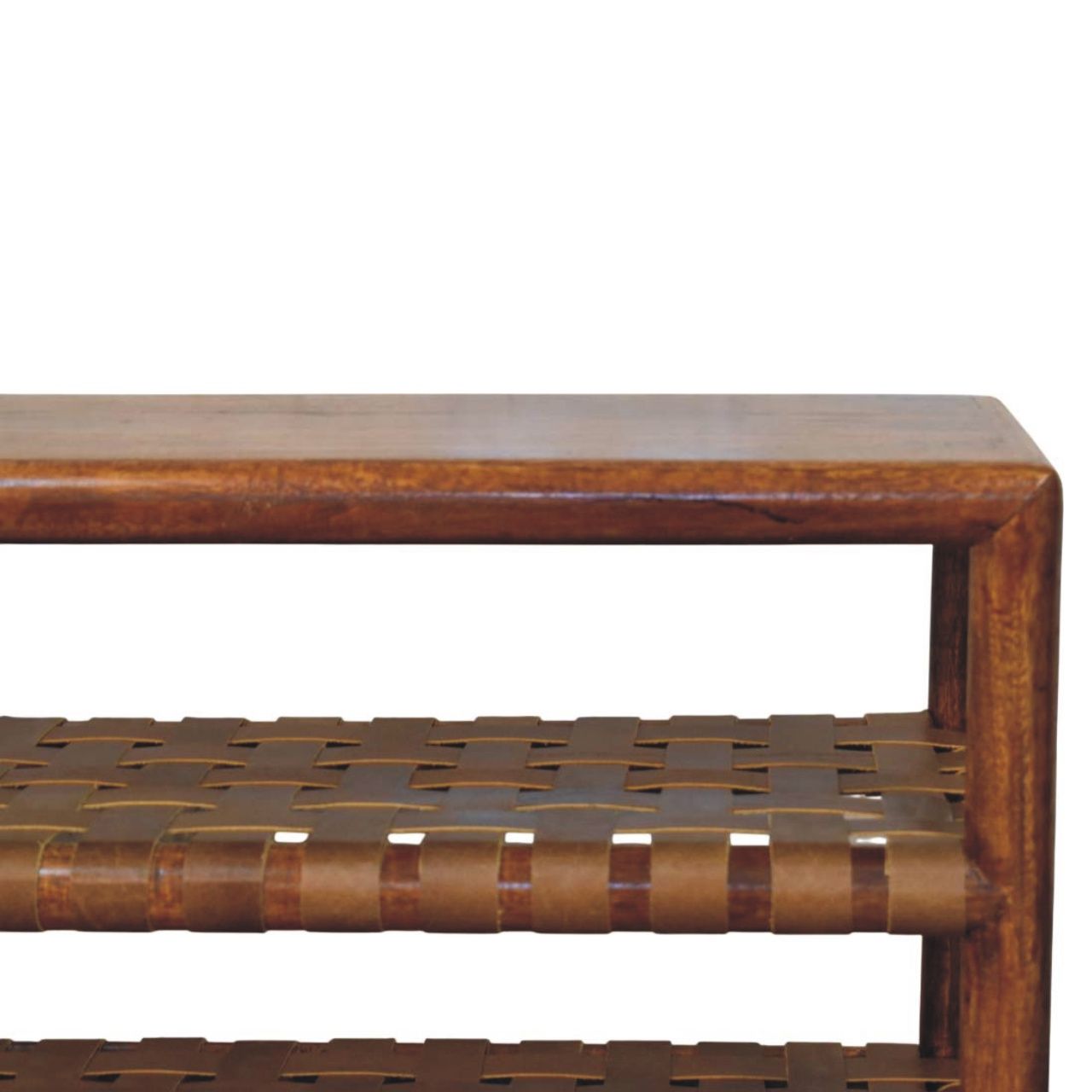 Regency - Woven 2 Slot Shoe Rack - Brown