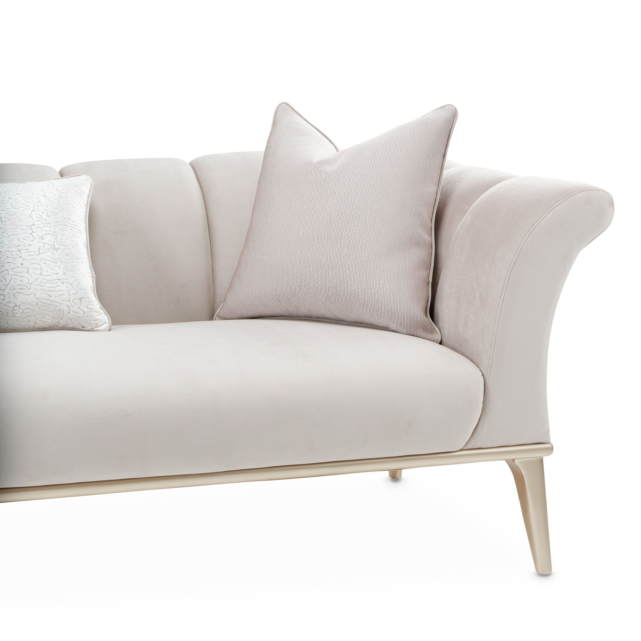 Yvette - Sofa - Porcini/Medium Champagne