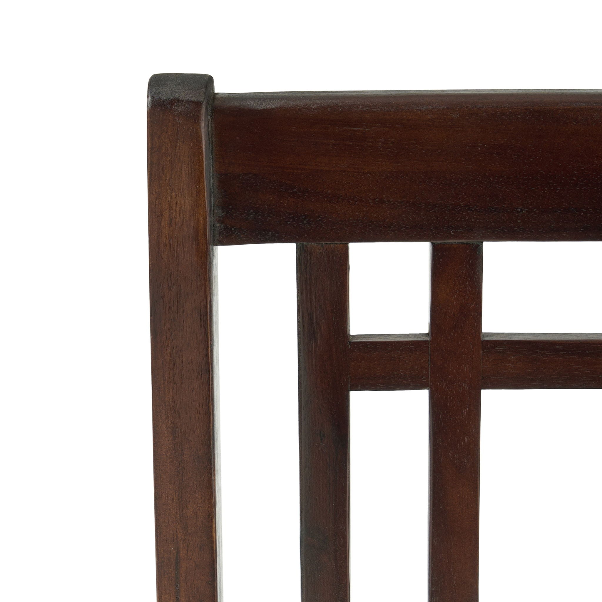 Upholstered Dining Chairs, Modern Dining Room Chairs For Dining Room Kitchen With Acacia Wood Legs (Set of 2) - Mahogany / Beige