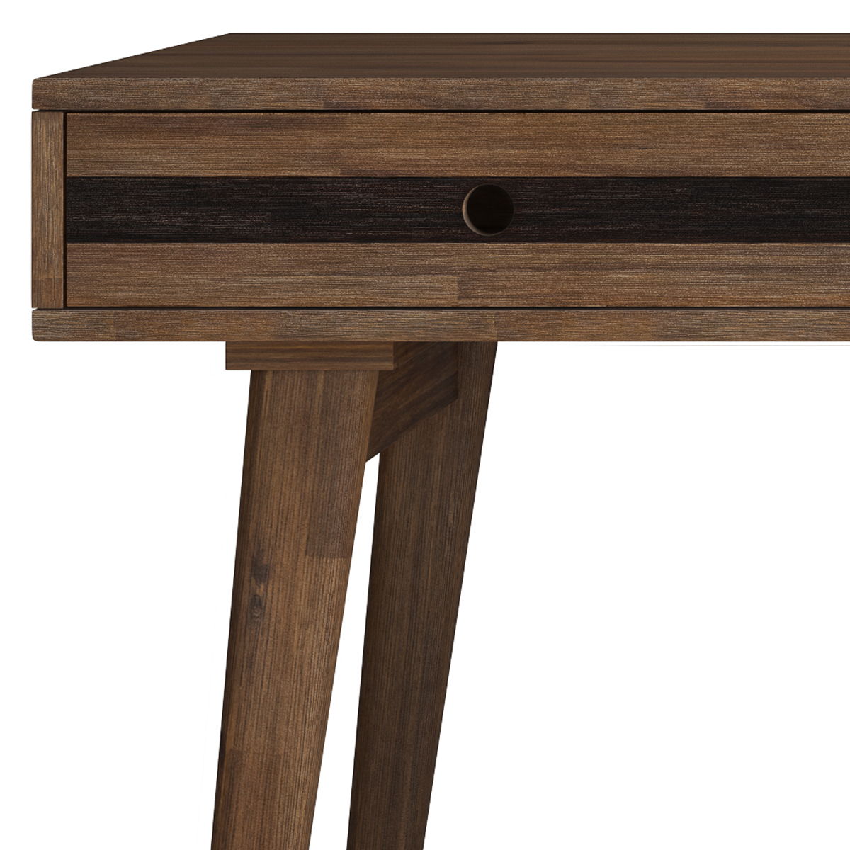 Clarkson - Desk - Rustic Natural Aged Brown - Best Buy Furniture