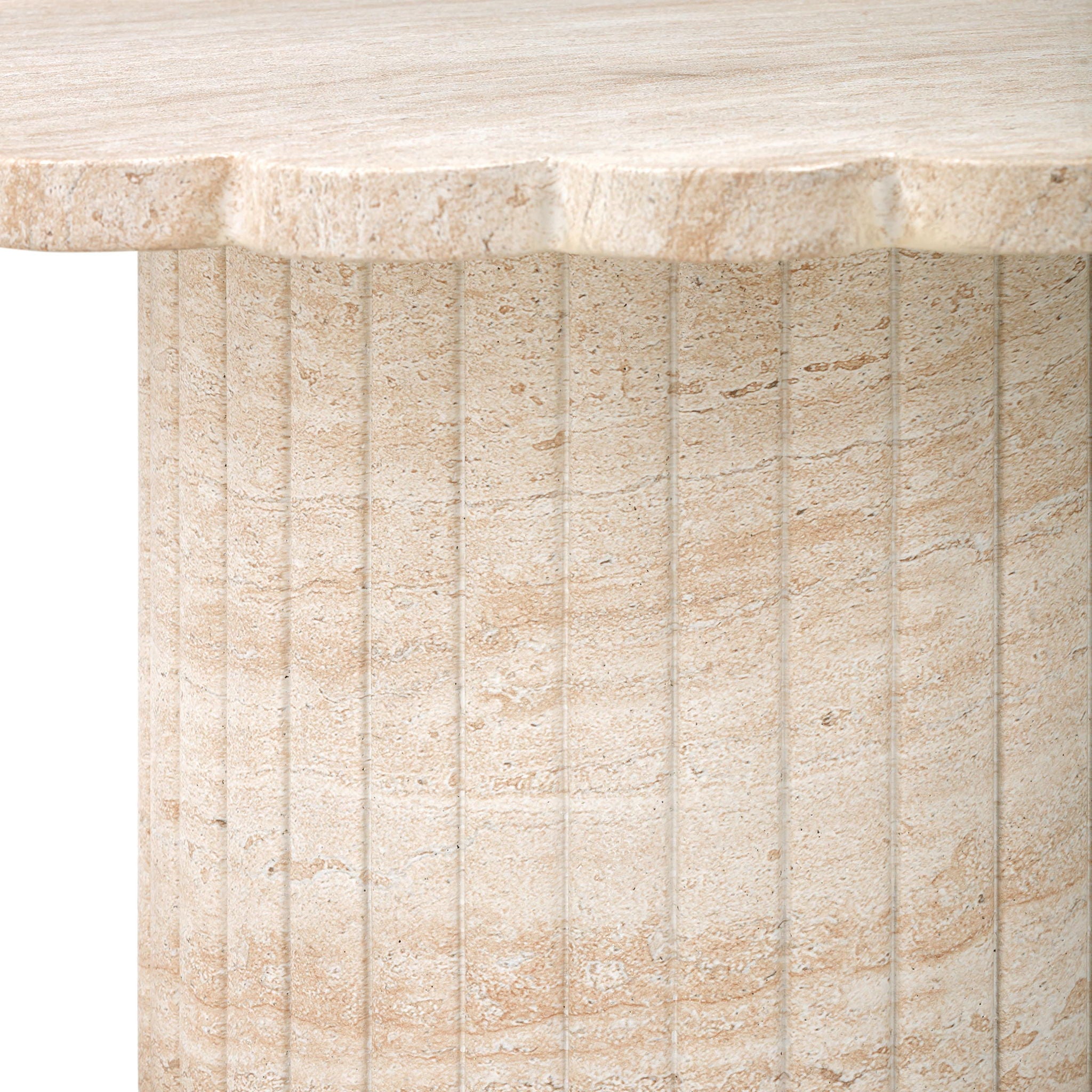 Blossom - Indoor / Outdoor Coffee Table - Washed Travertine