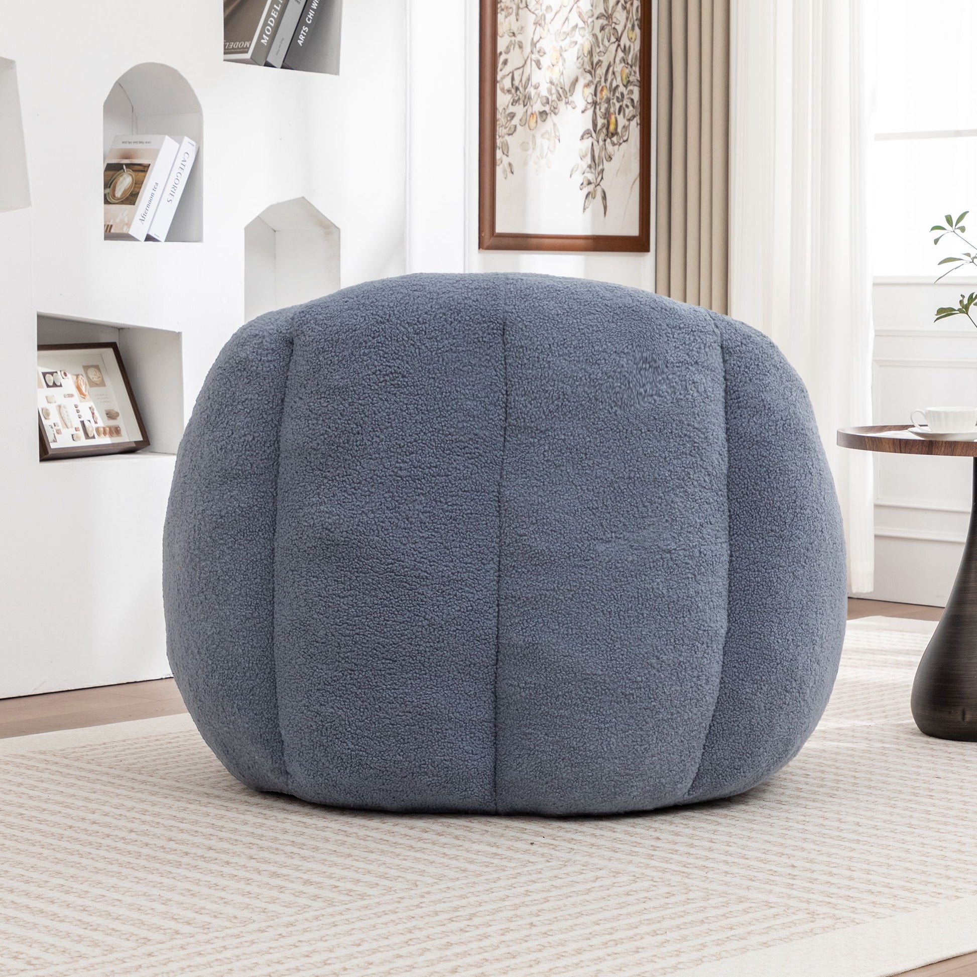 Comfy Bean Bag Chair With Memory Foam Filler, Tufted Soft - Best Buy Furniture