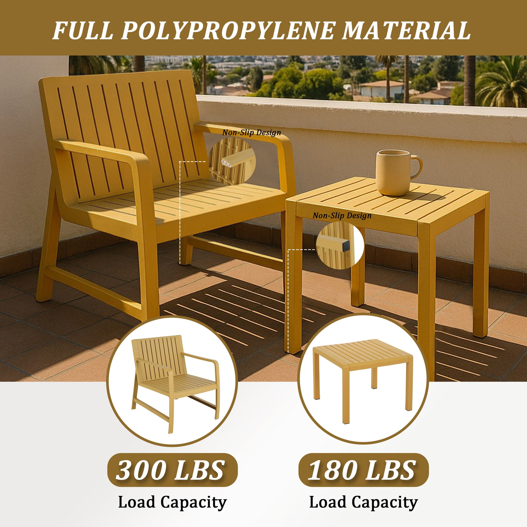 Furniture Set, Waterproof And Durable