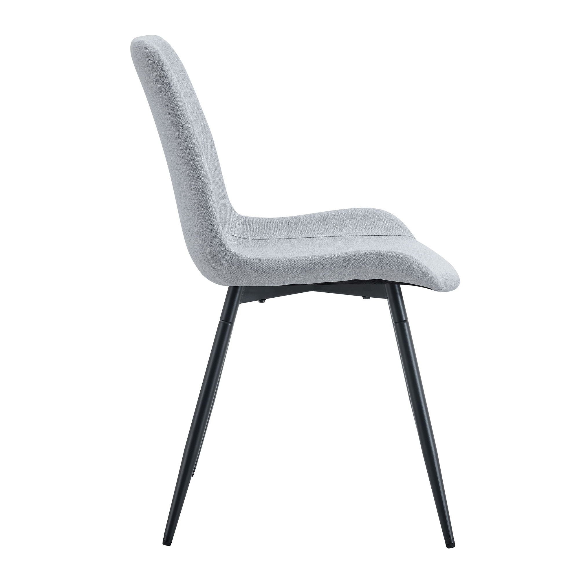 Modern Medieval Style Restaurant Cushioned Chairs With Suede Backrests