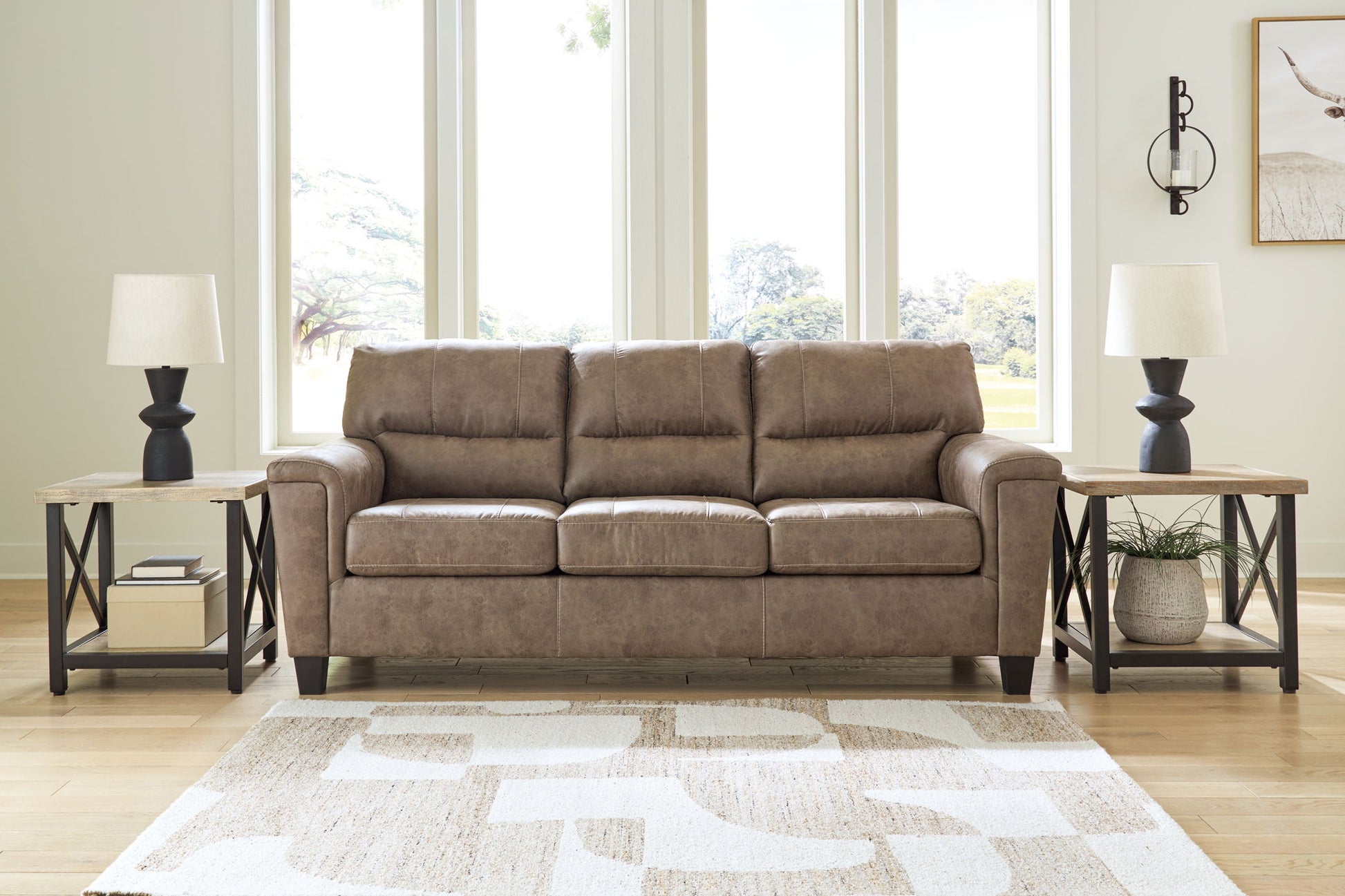 Navi - Queen Sofa Sleeper - Fossil - Best Buy Furniture