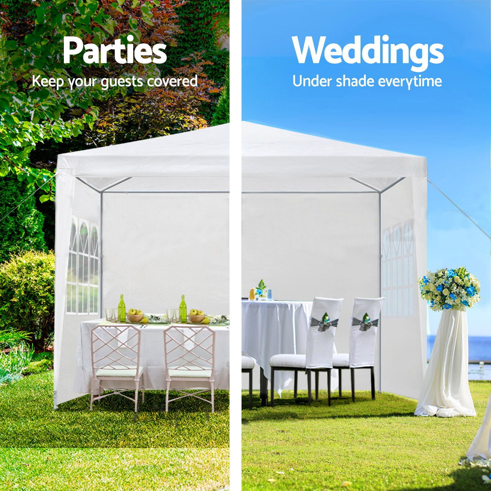 10X20' Outdoor Garden Gazebo Wedding Party Tent Canopy Marquee With Removable Sidewalls - Best Buy Furniture