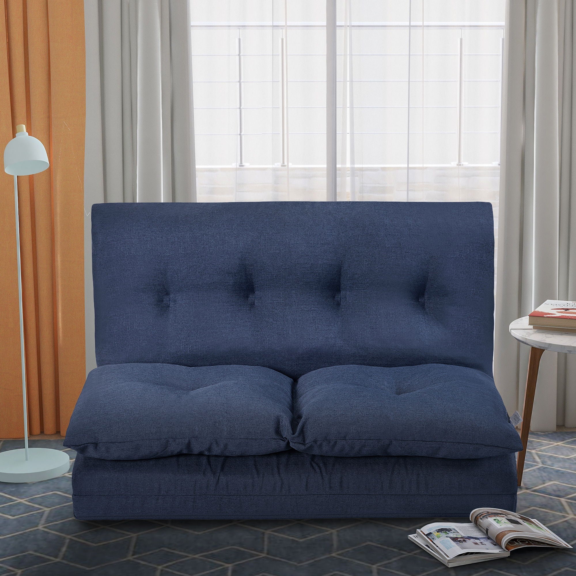 Adjustable Folding Chaise Lounge Sofa, Floor Couch