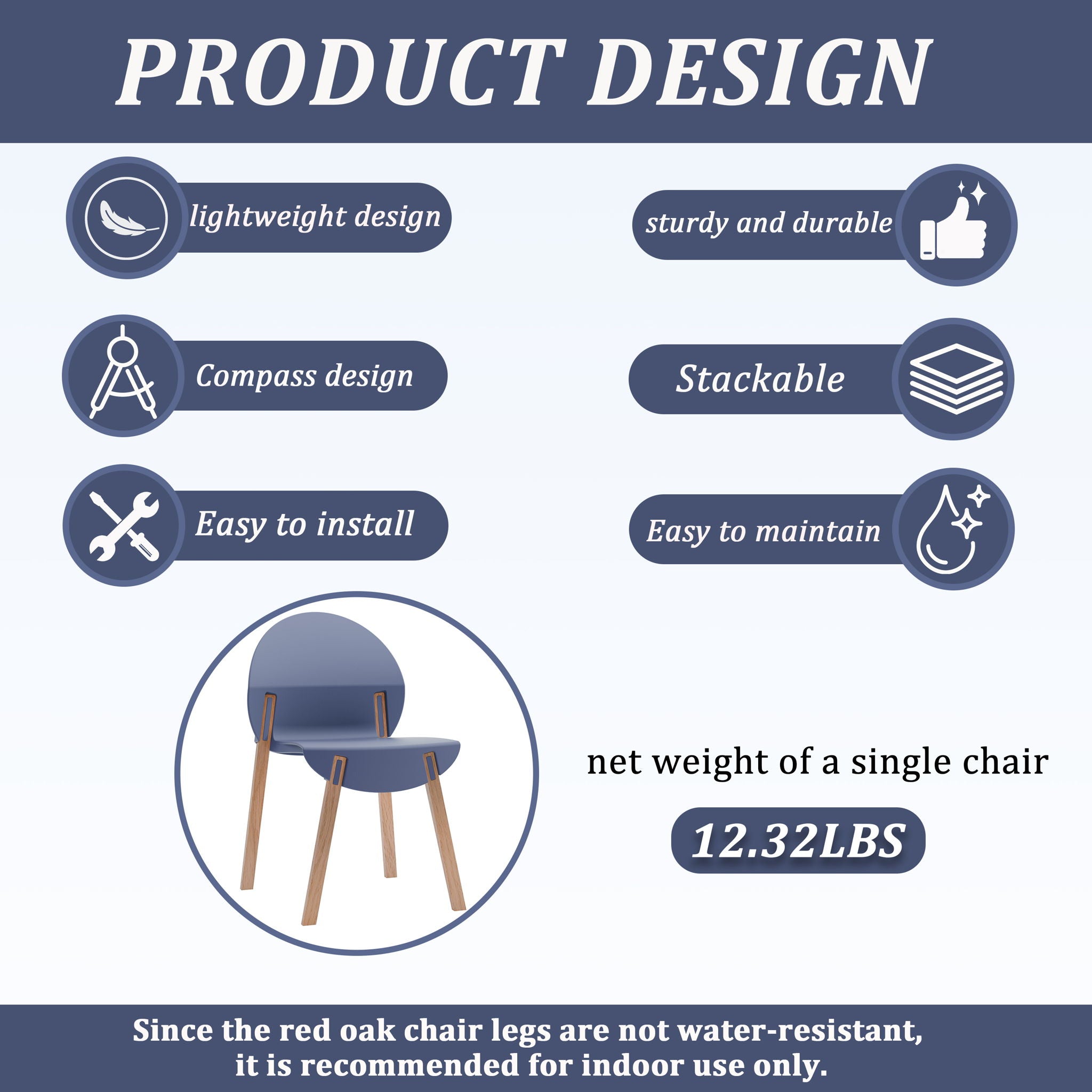 4 Piece Set Of Single Chairs With A Folding Square Table