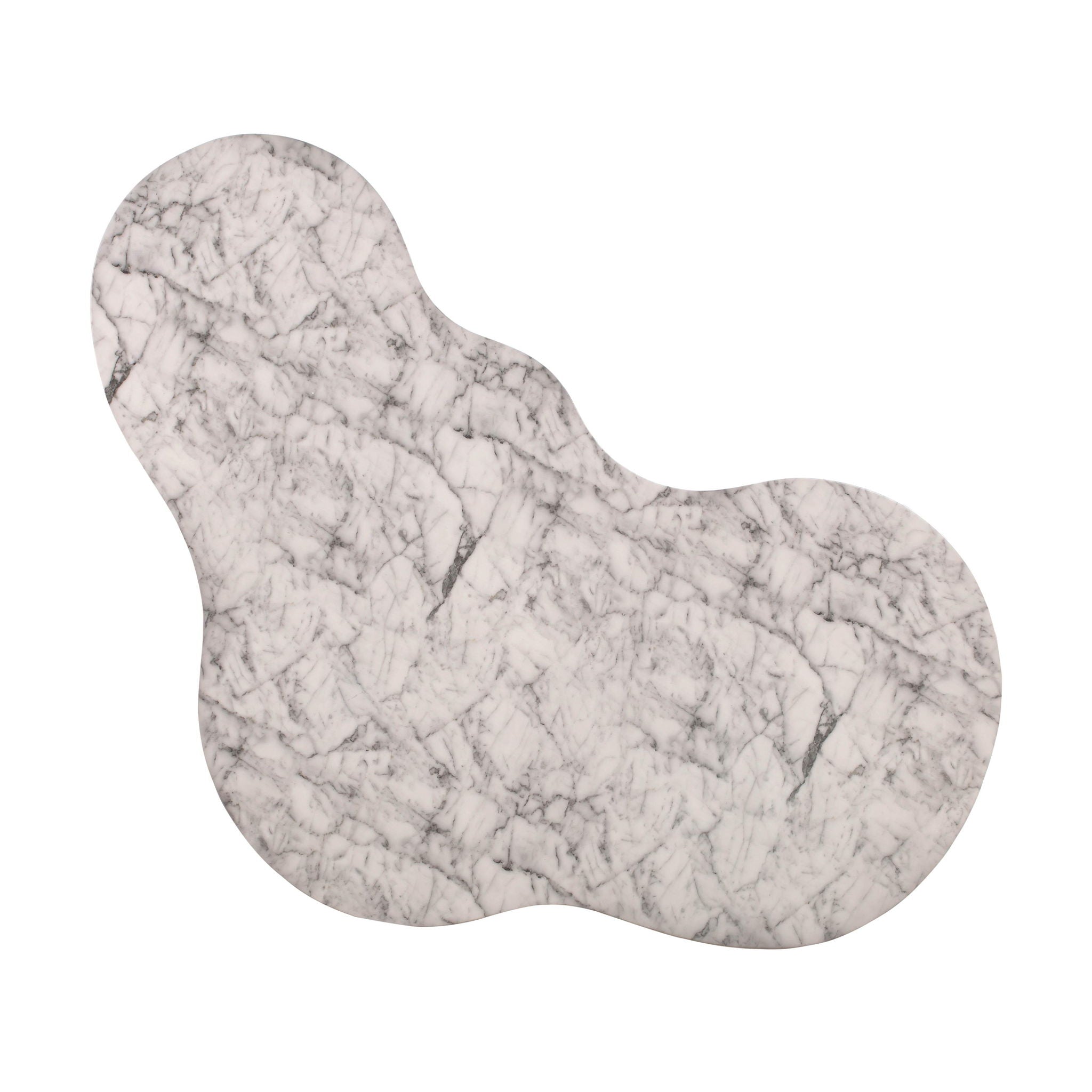 Slab - Marble Coffee Table - Pearl Silver