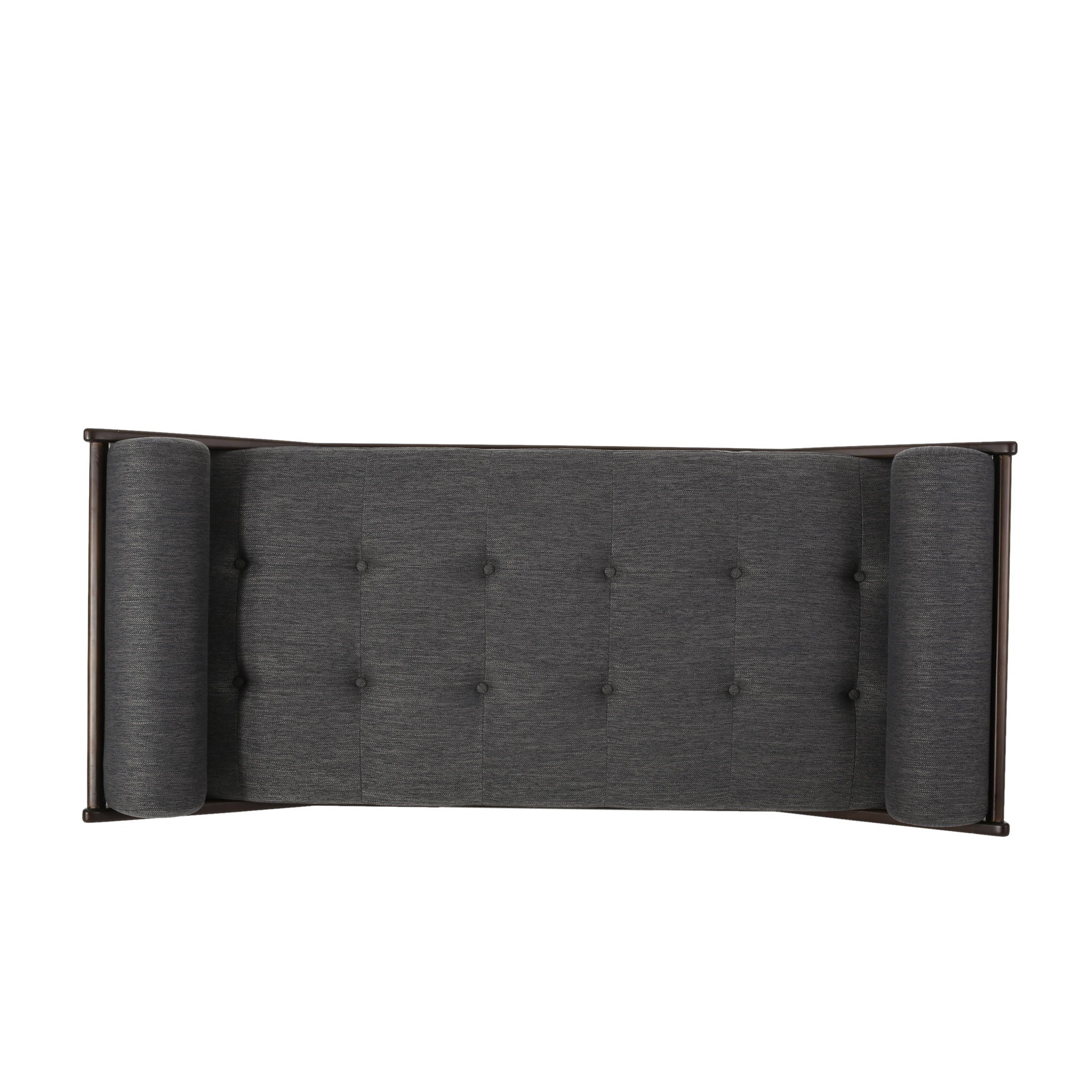 Chic Contemporary Chaise Lounge With Button Tufting And Bentwood Structure