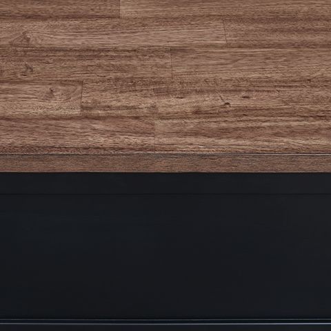 Wildenauer - Rectangular End Table - Brown / Black - Best Buy Furniture