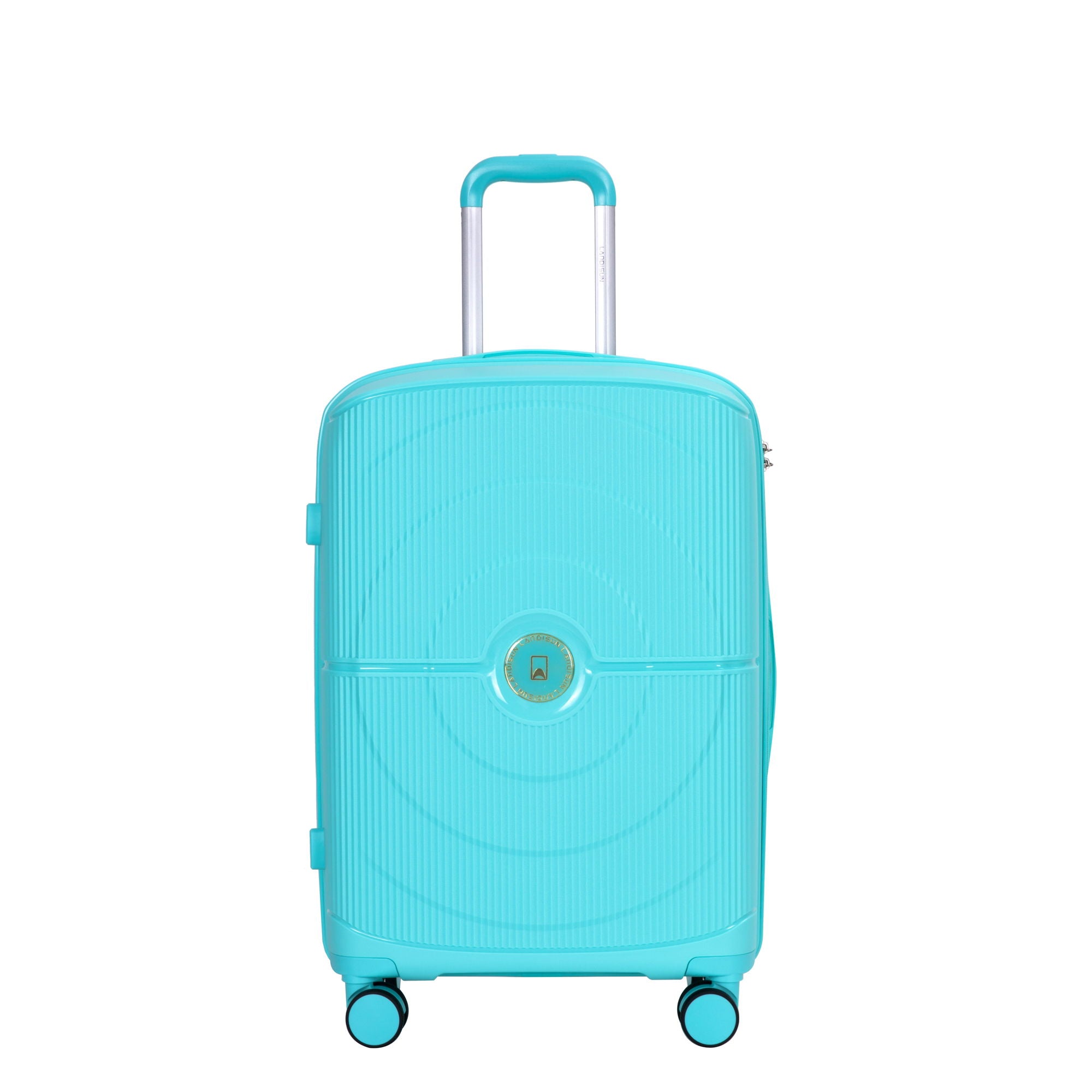 3 Piece Set Expandable Hardshell Suitcase Double Spinner Wheels