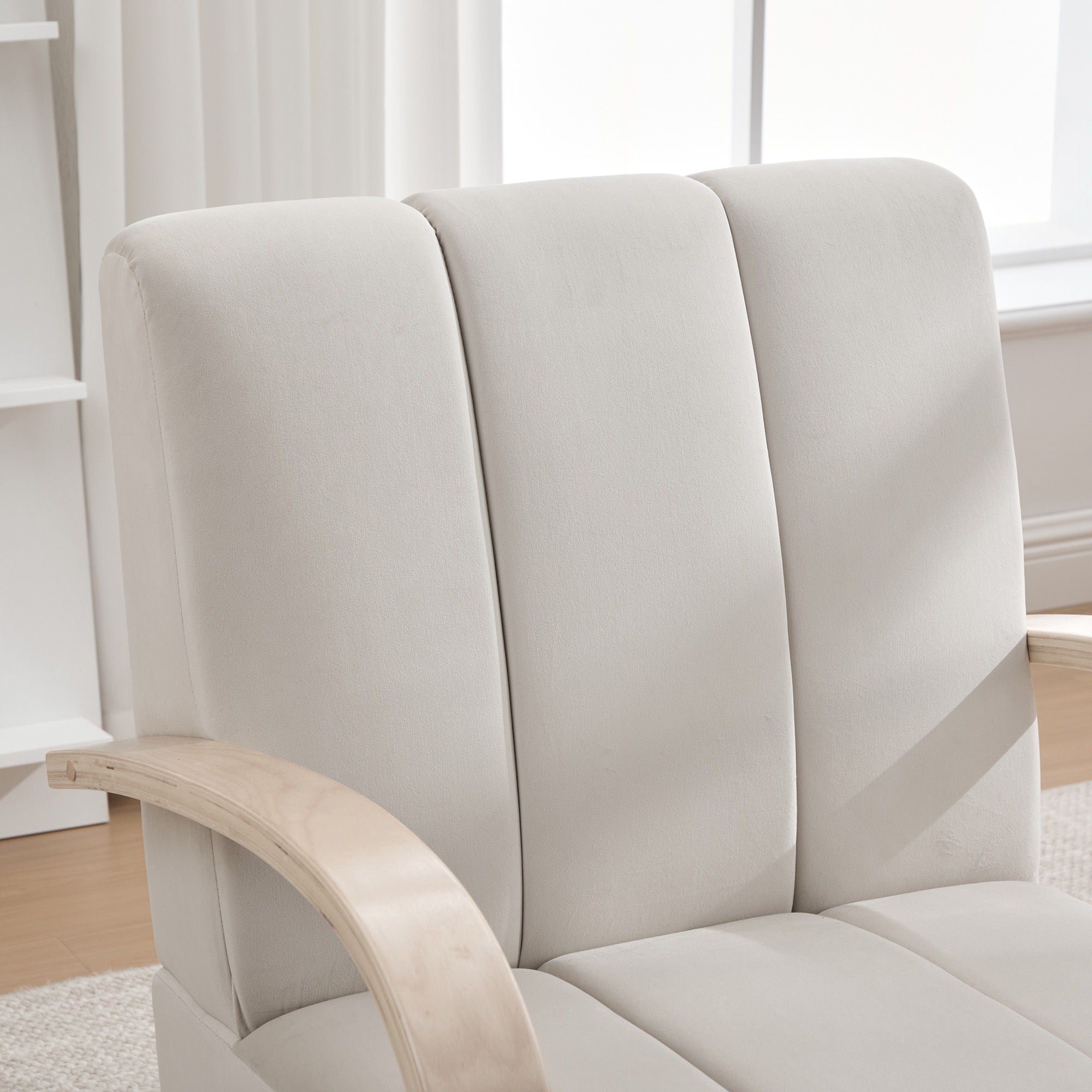 360° Swivel Accent Chair With Armrests, Comfy Lounge Chair - Beige