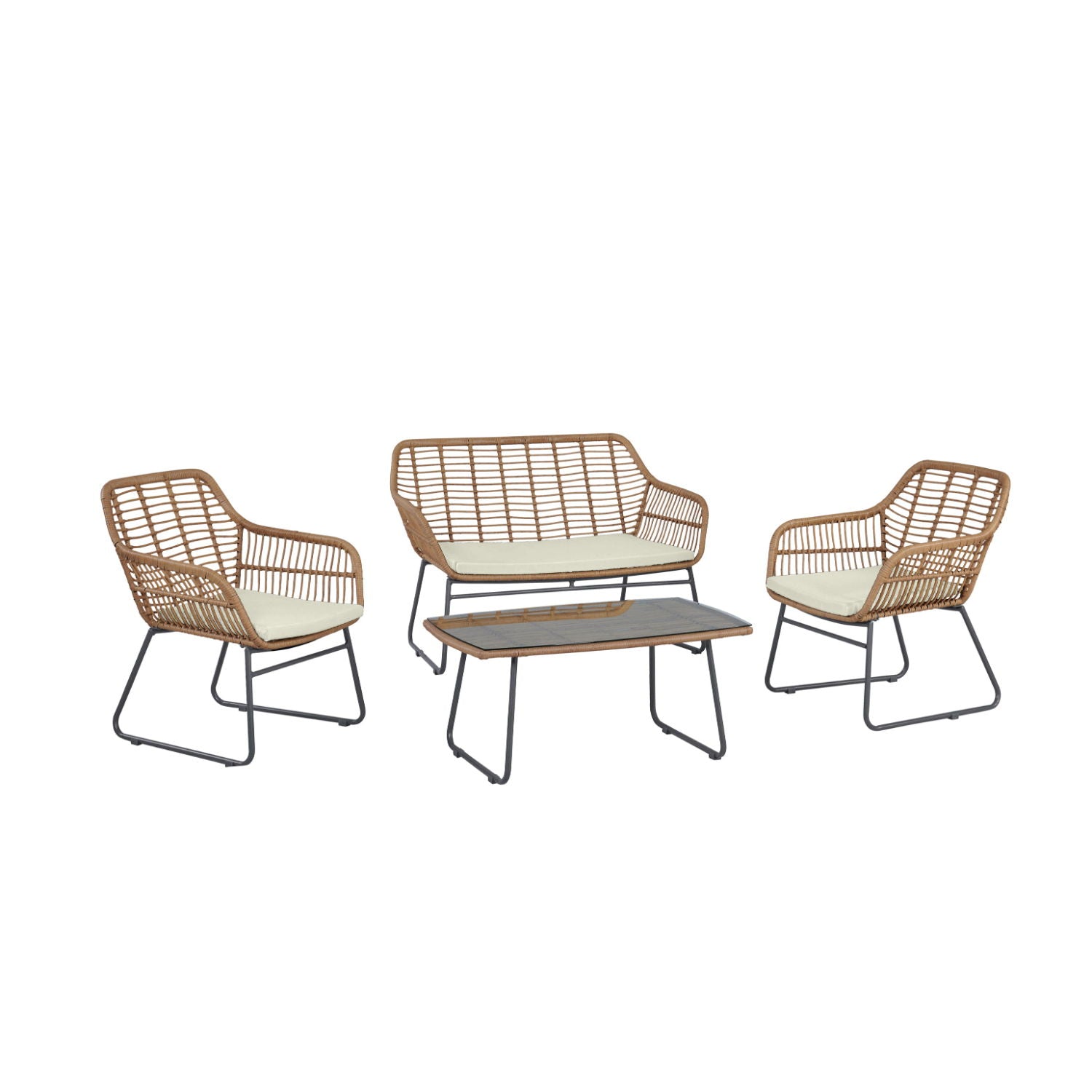Antibes - 4 Piece Outdoor Conversation Set
