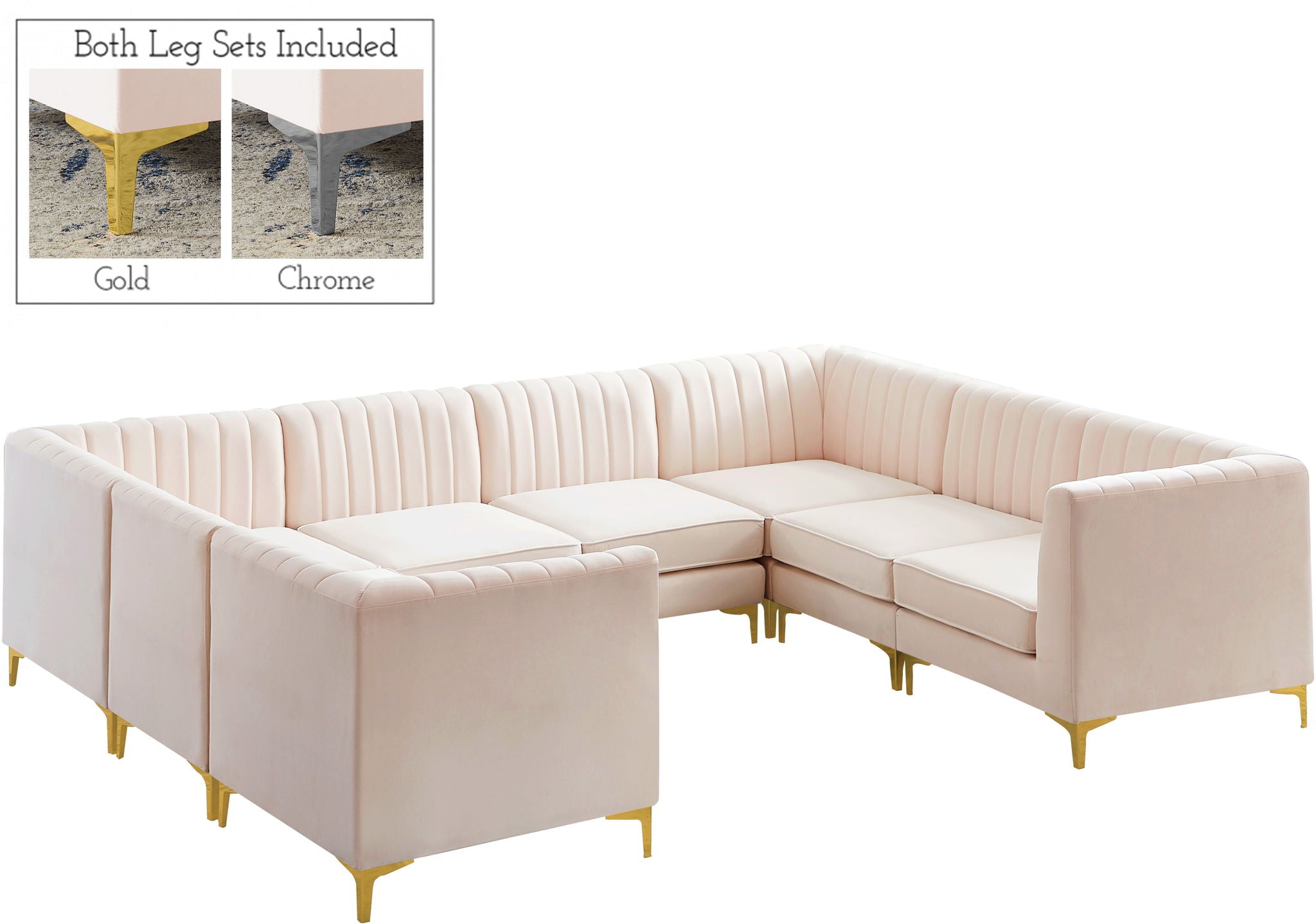 Alina - 8 Piece Modular Sectional
