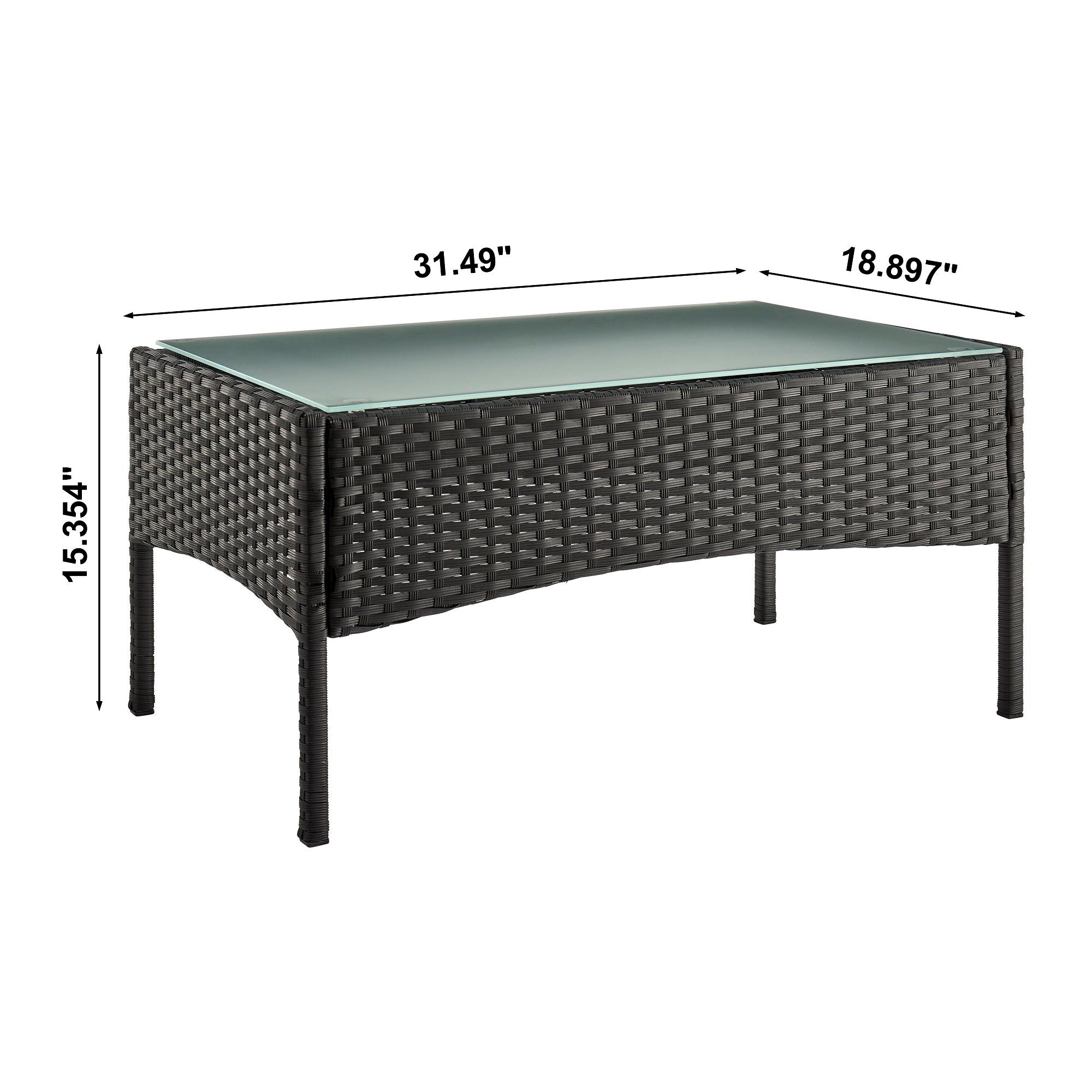 Imperia - 4 Piece Outdoor Conversation Set